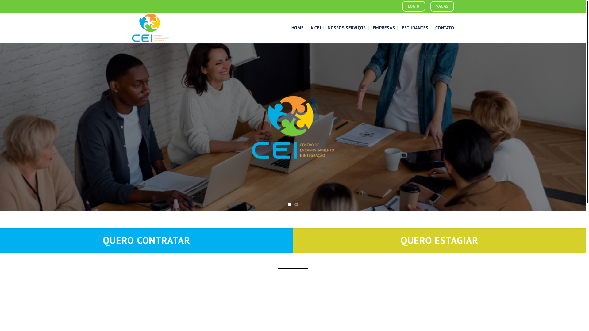 website screenshot of https://centrodeintegracao.com.br/