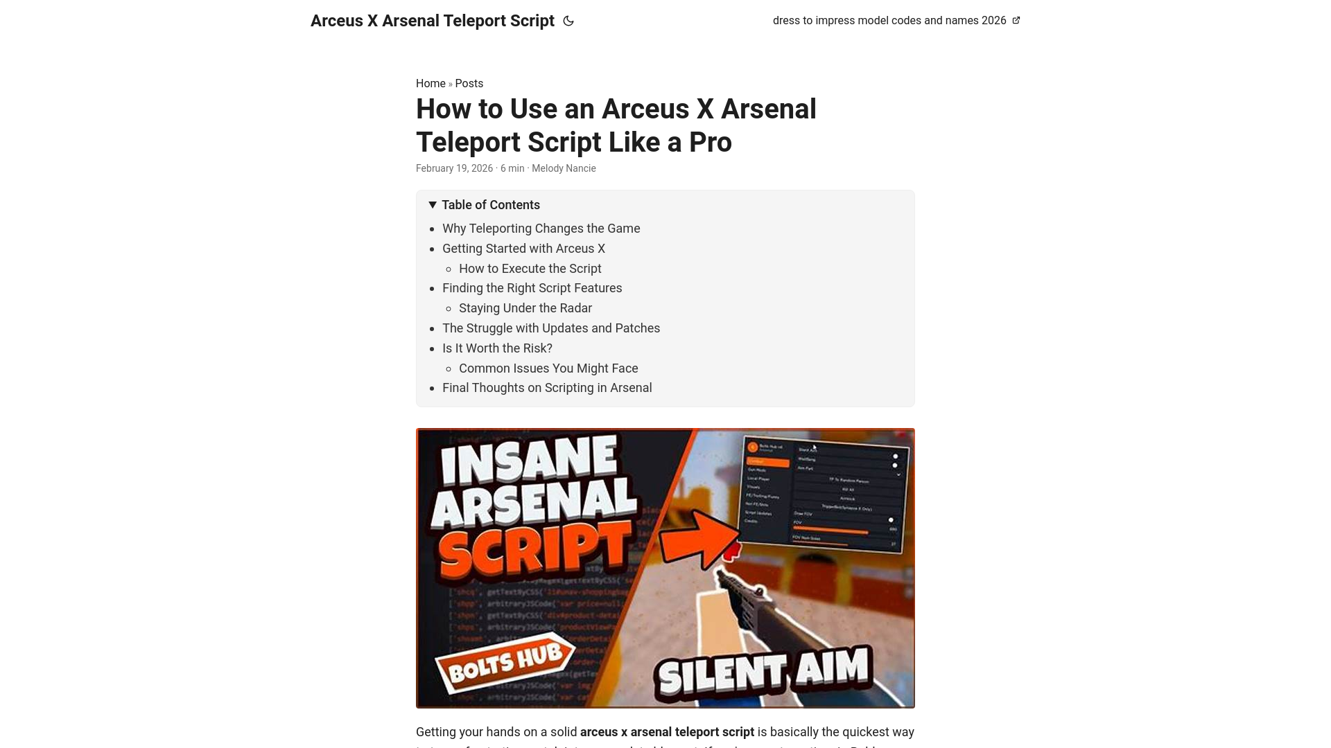 website screenshot of https://arceus-x-arsenal-teleport-script.pages.dev/