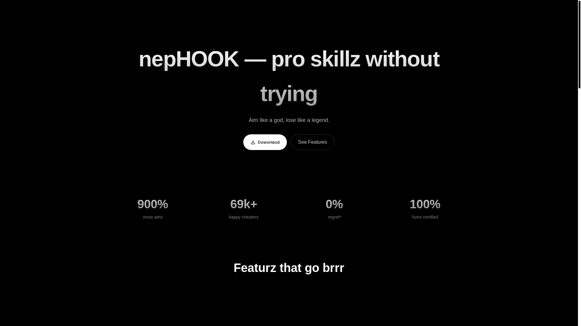 website screenshot of https://nephook.pages.dev/