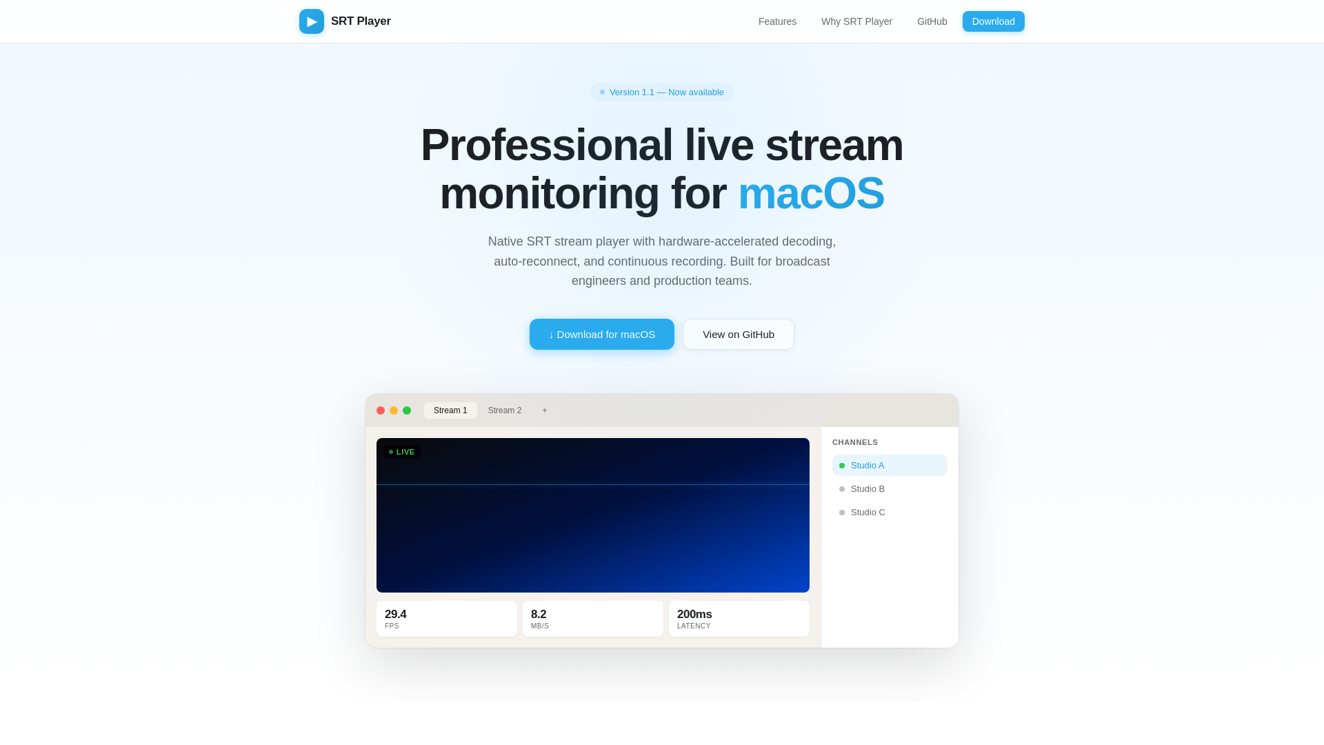 website screenshot of https://srt-player-613.pages.dev/