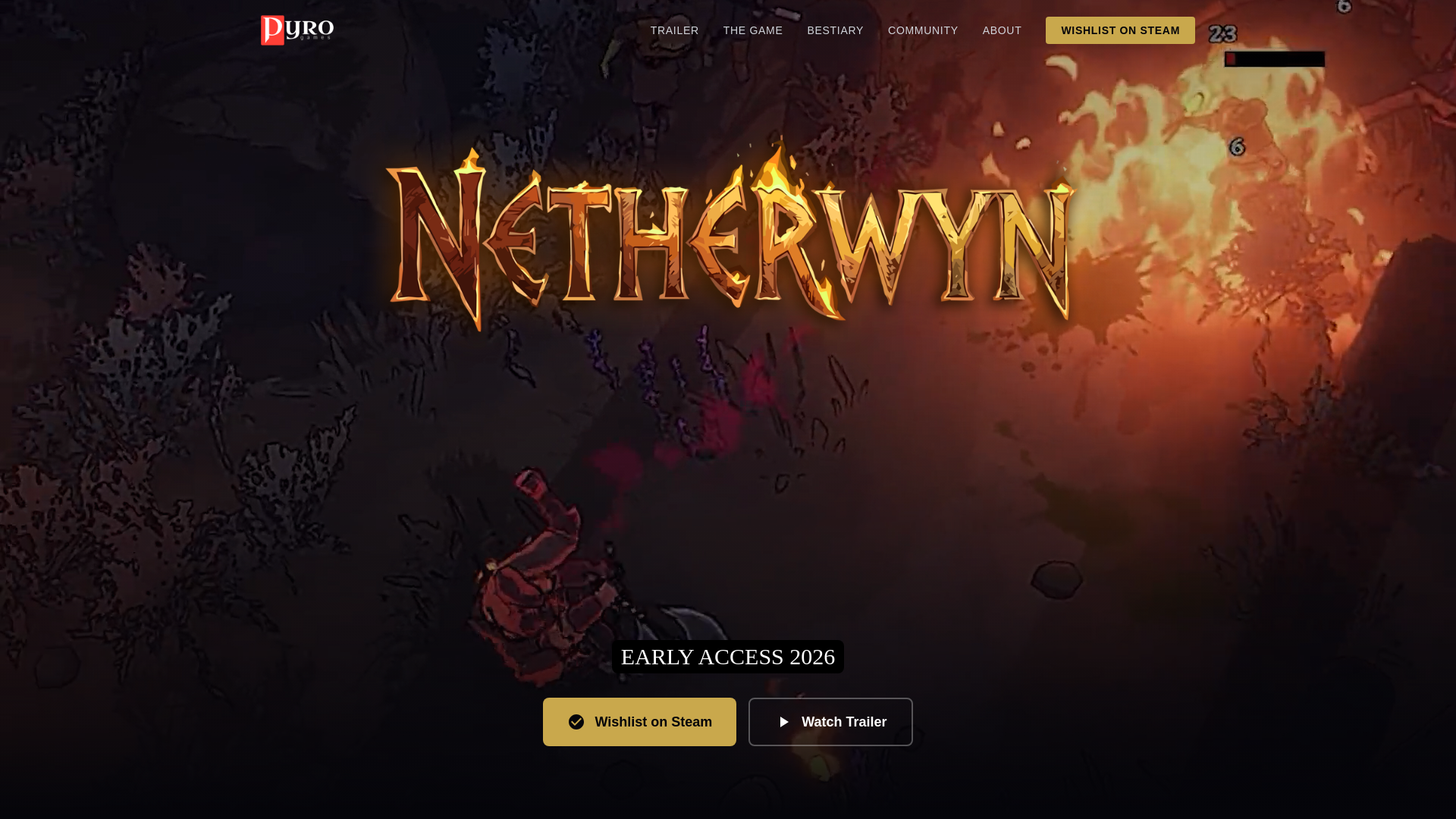 website screenshot of https://netherwyn.com/