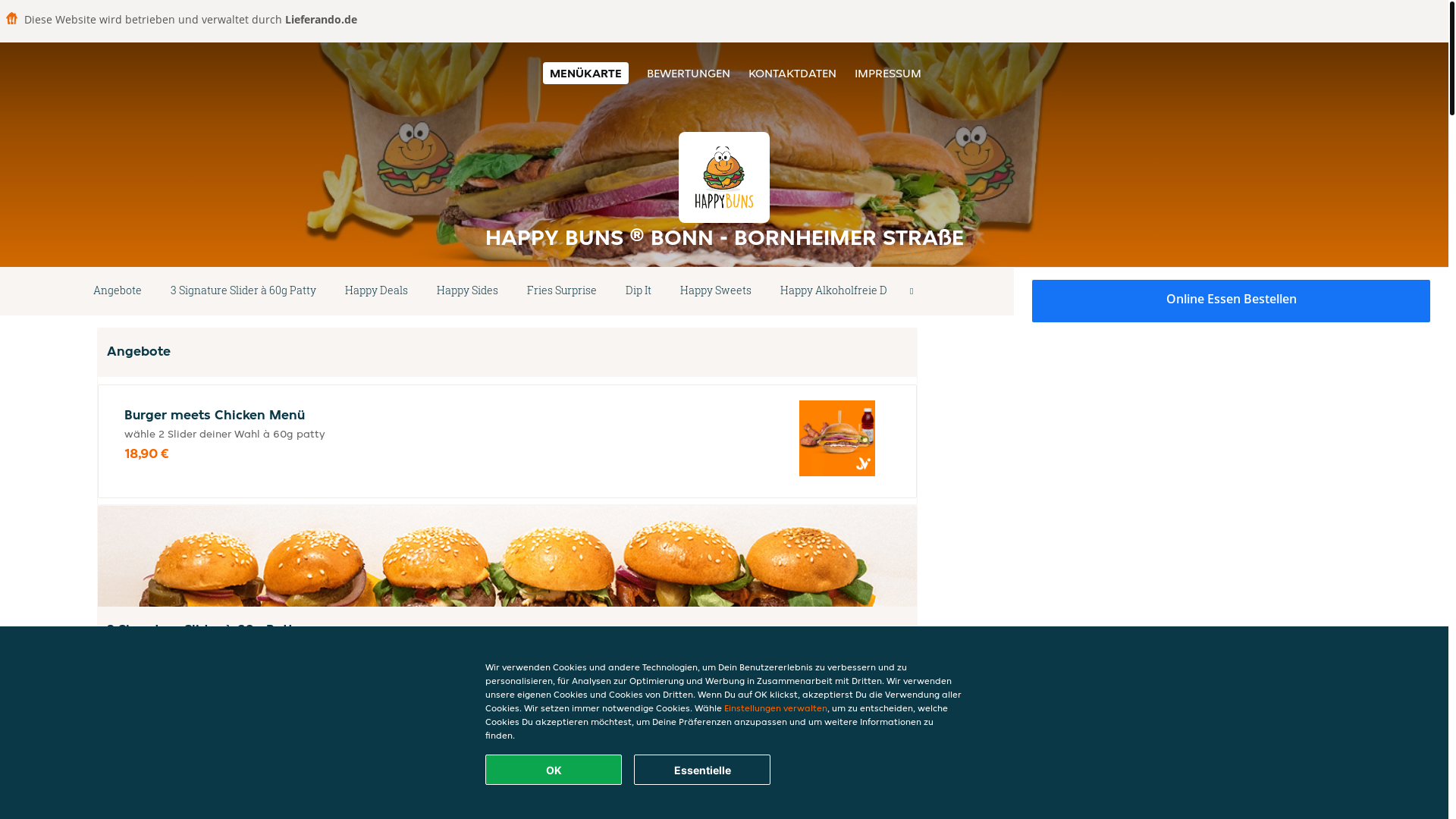 website screenshot of https://happybunsr-bonn.de/