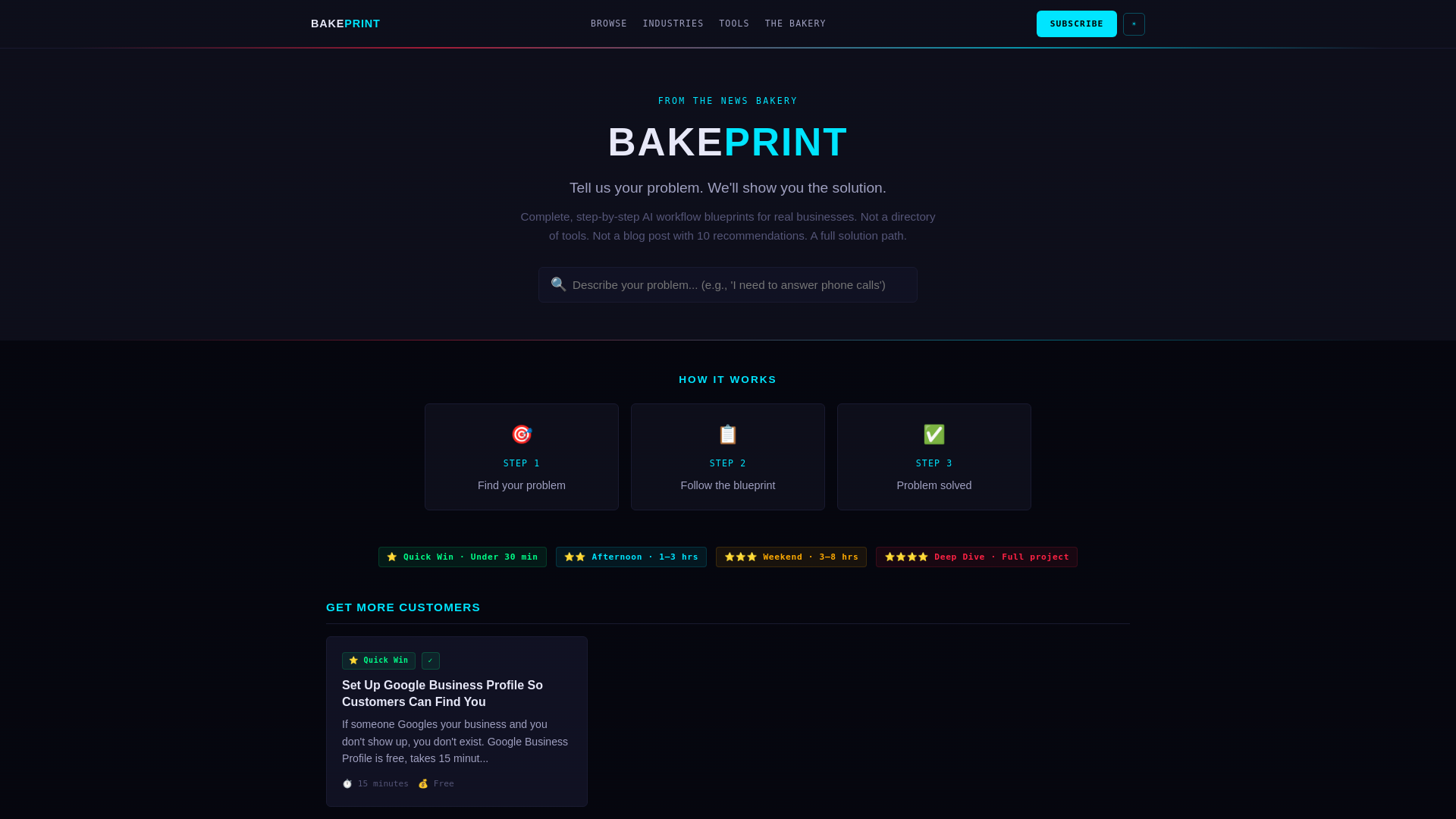 website screenshot of https://bakeprint.pages.dev/