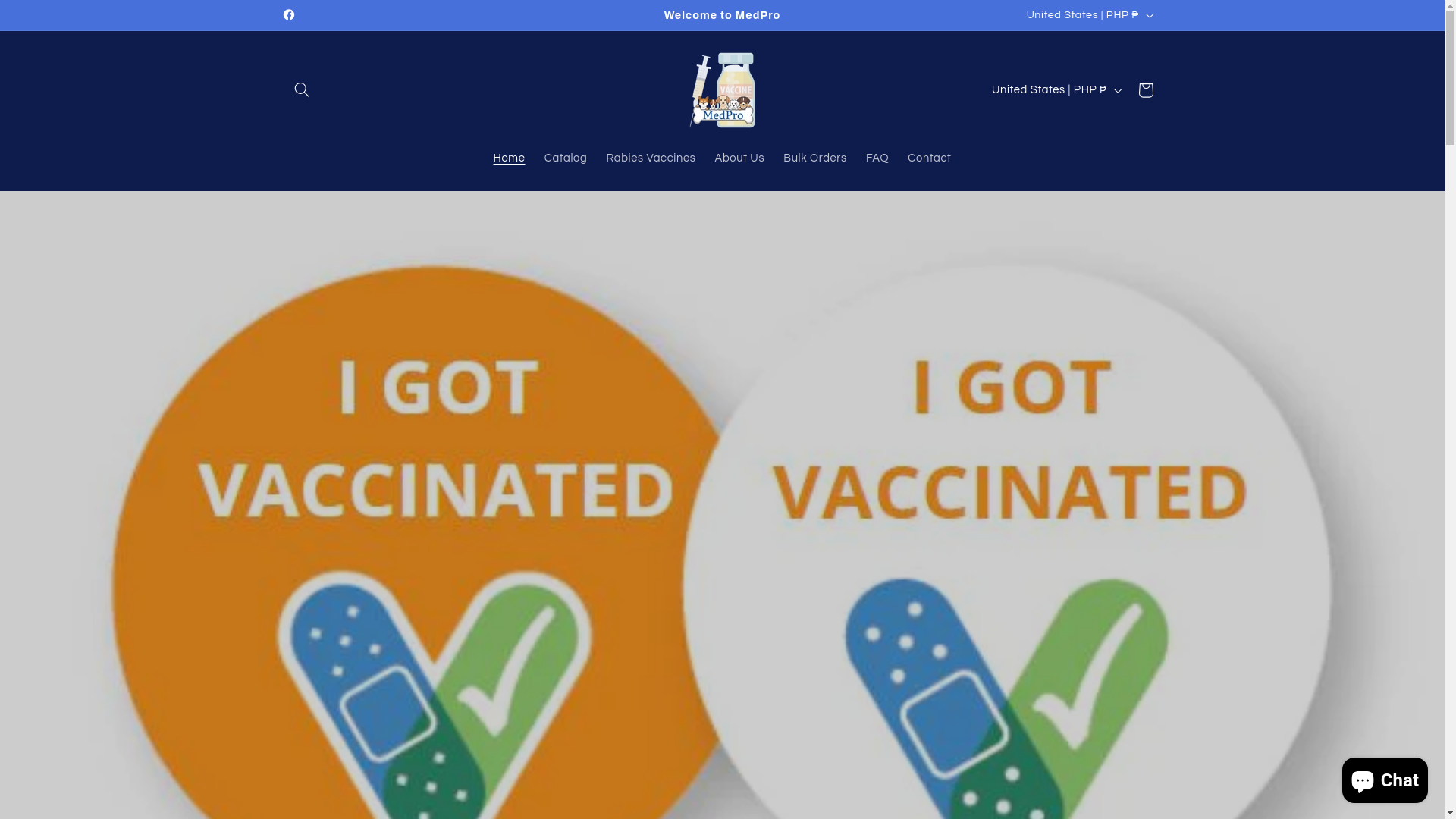 website screenshot of https://medprotrading.com/