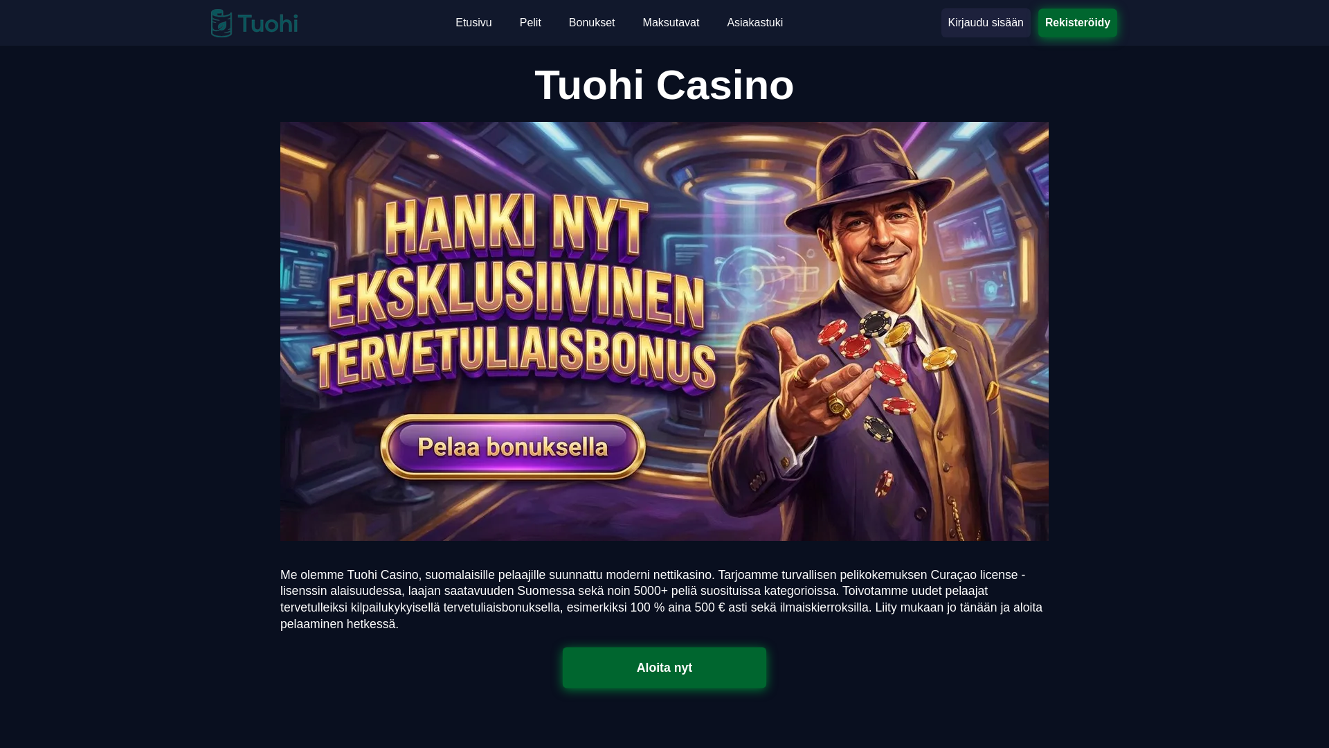 website screenshot of https://tilaatulkki-fi-52952.pages.dev/