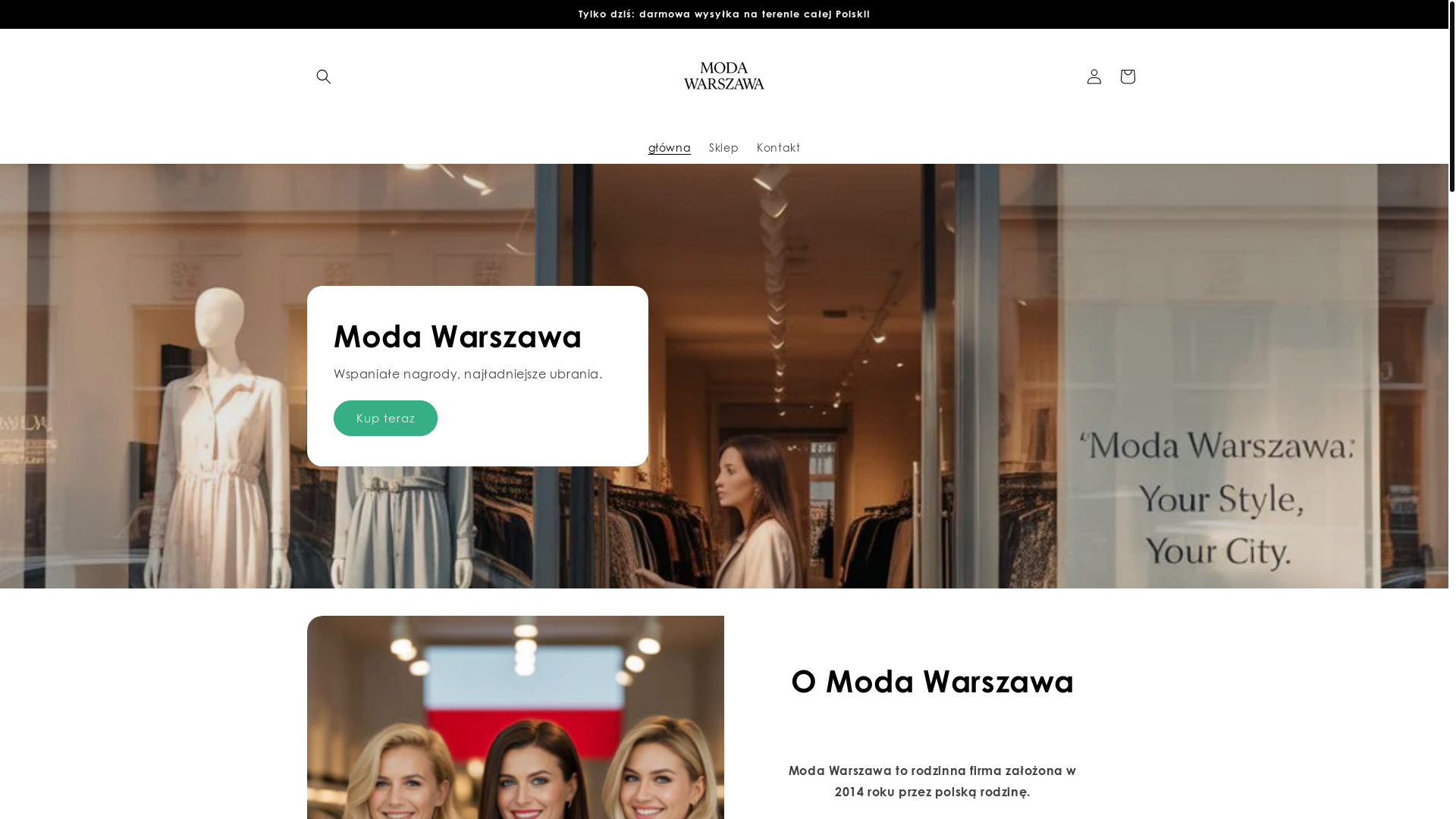 website screenshot of https://moda-warszawapl.com/