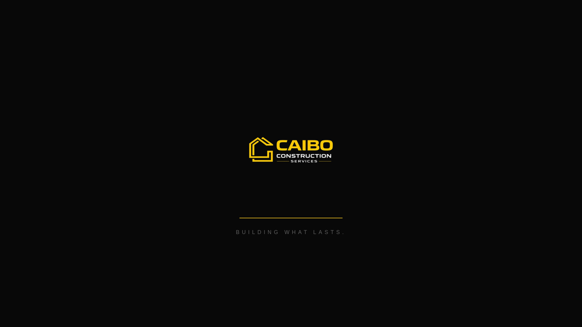 website screenshot of https://caiboconstruction.com