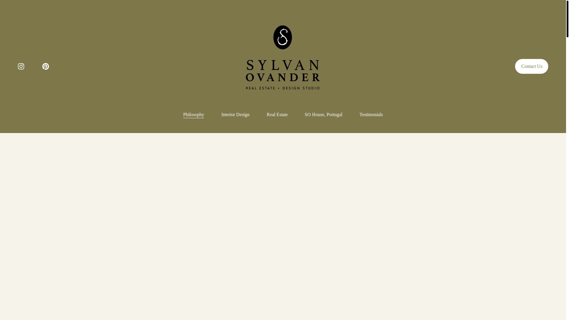 website screenshot of https://sylvan-house.com/
