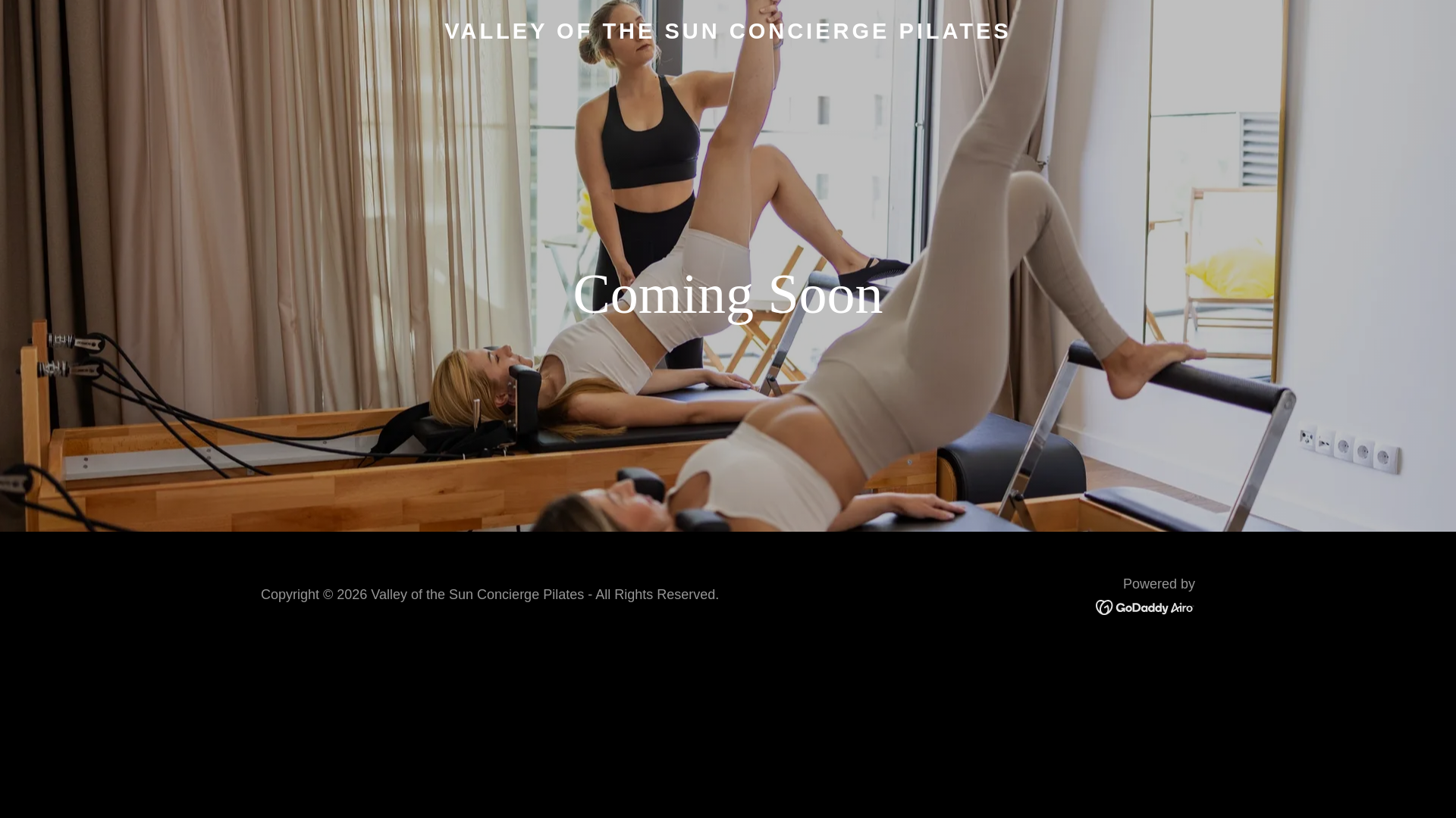 website screenshot of https://vospilates.com/