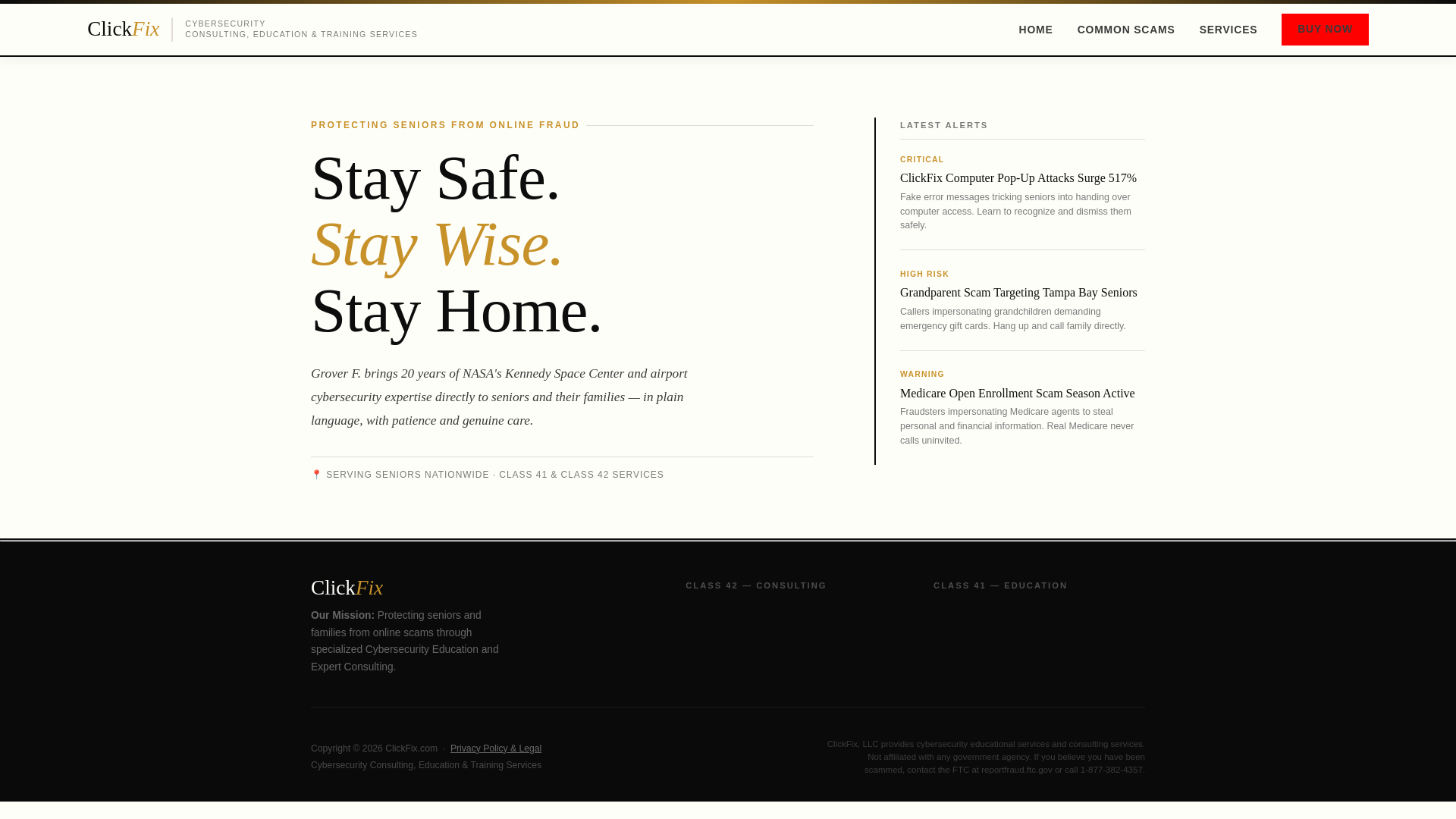 website screenshot of https://clickfix.com/