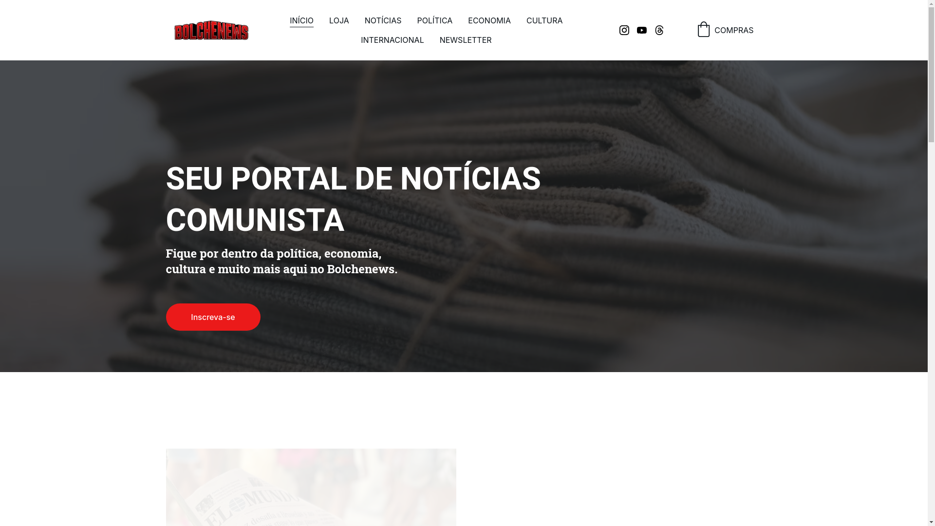 website screenshot of https://bolchenews.com.br/