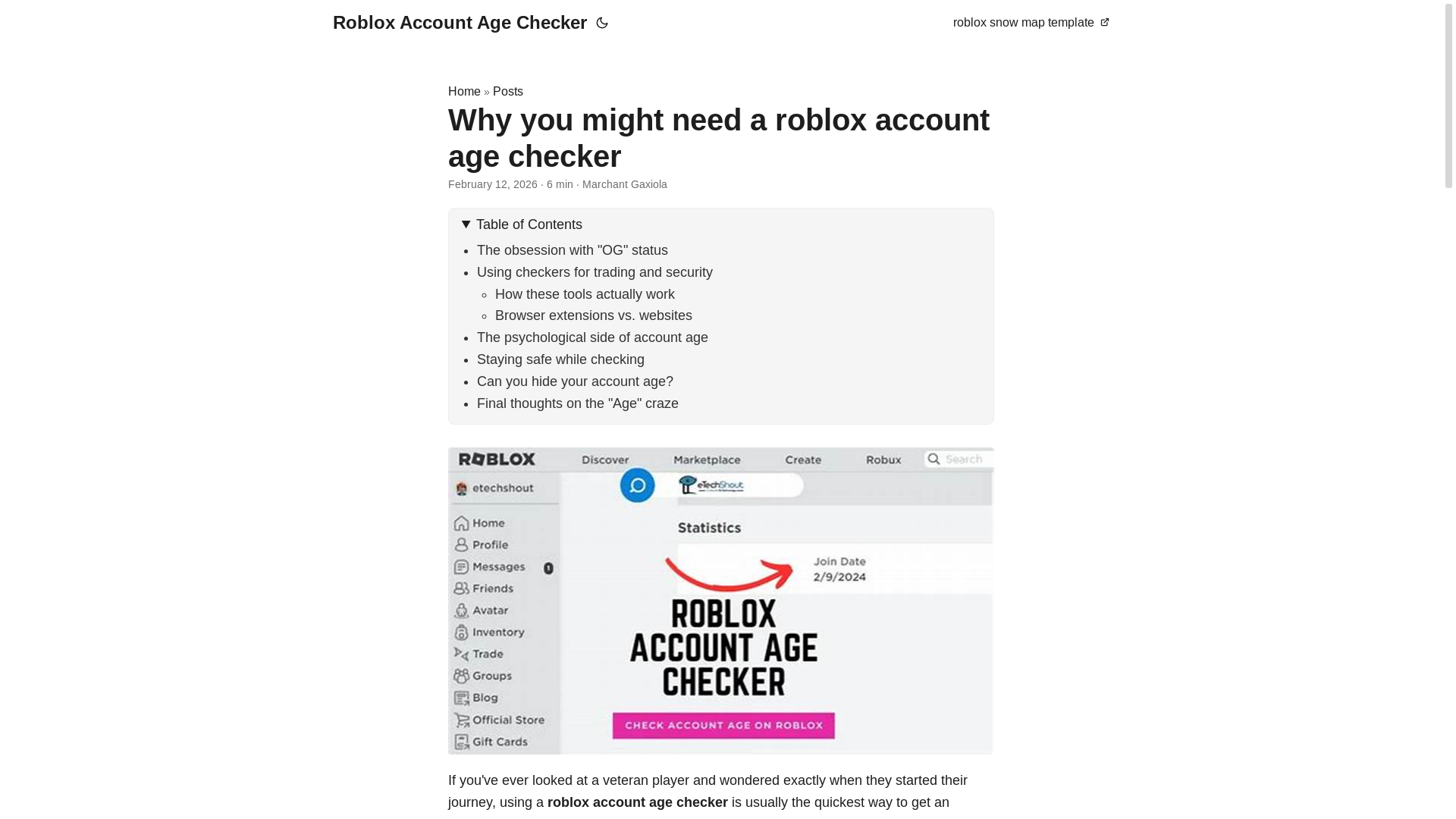 website screenshot of https://roblox-account-age-checker.pages.dev/