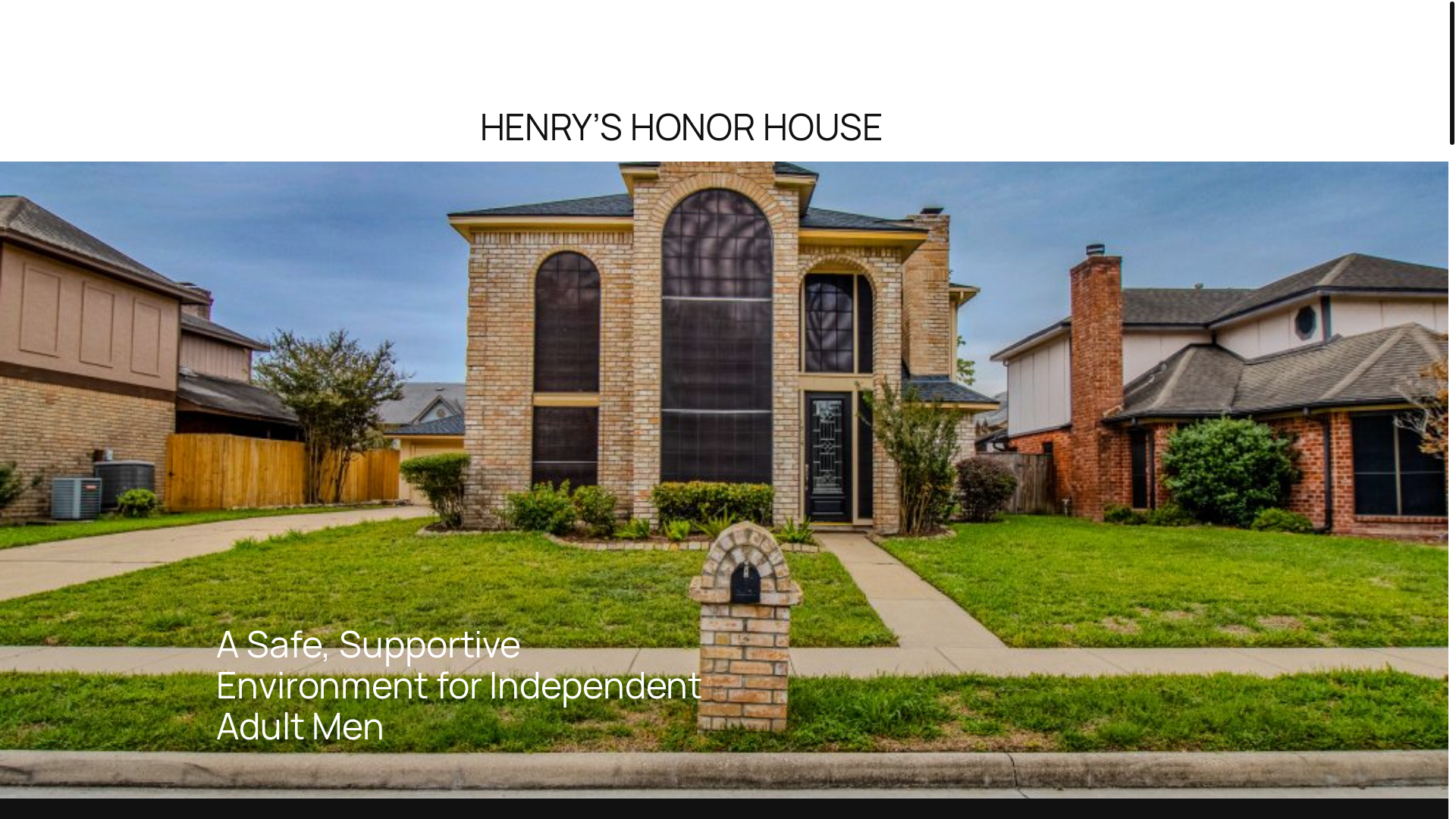 website screenshot of https://henryshonorhouse.info/
