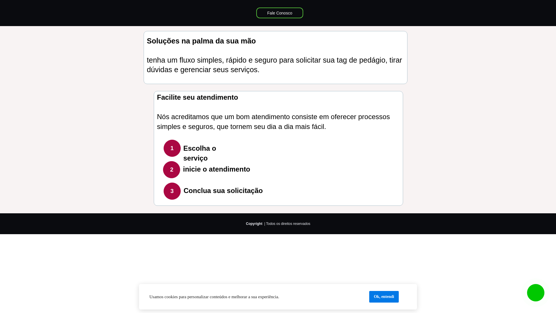 website screenshot of https://centralsemparar.com