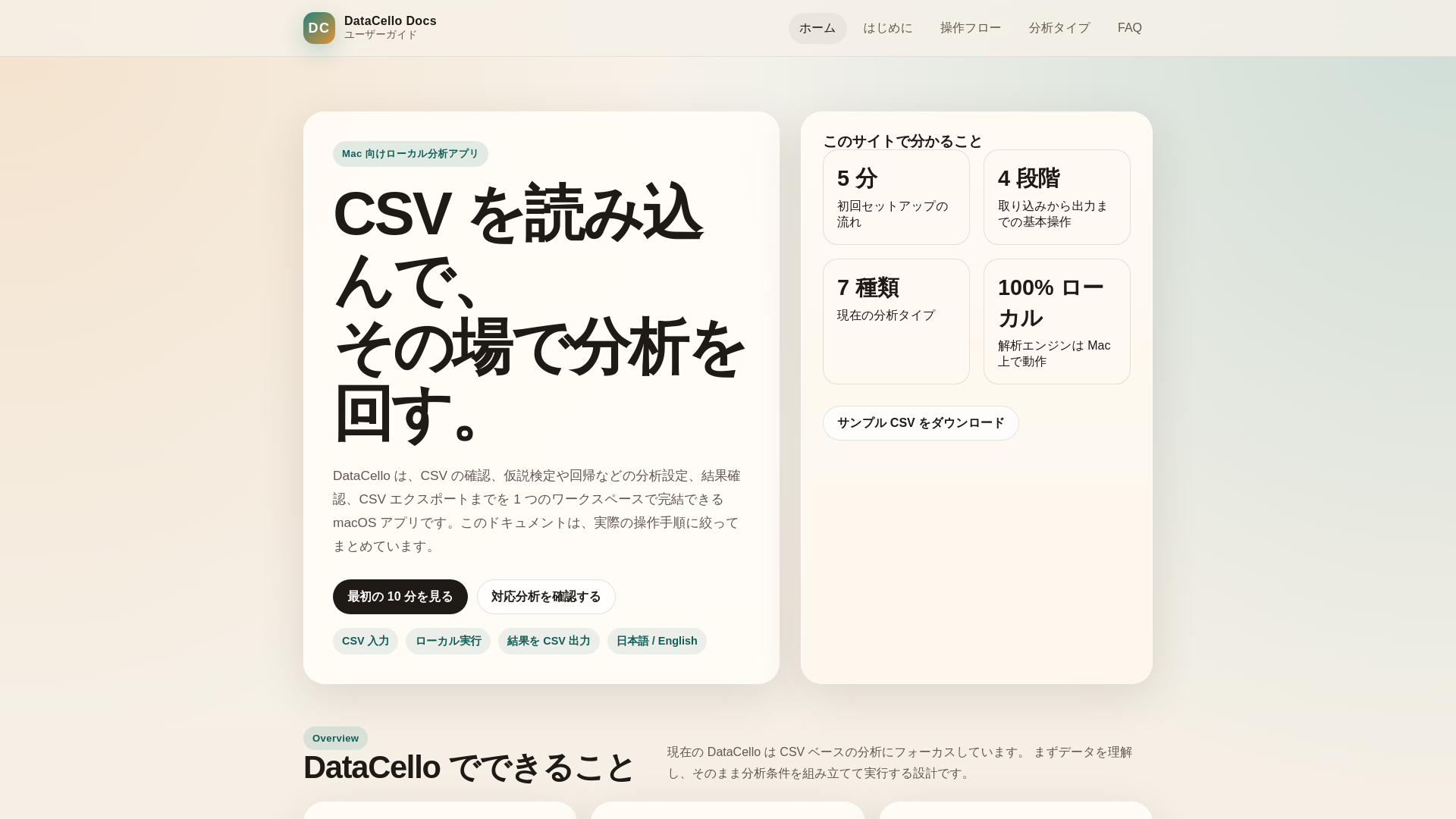 website screenshot of https://datacello.pages.dev/
