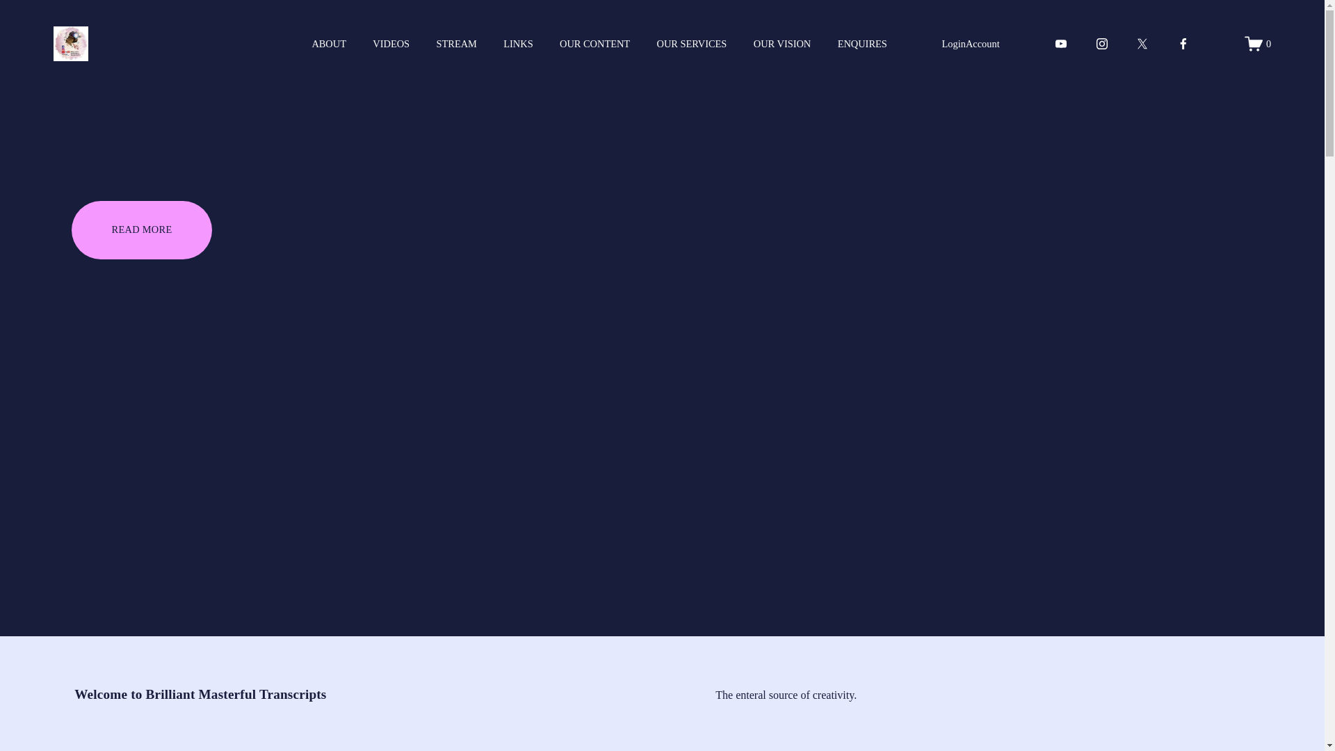 website screenshot of https://brilliantmasterfultranscripts.co.uk/