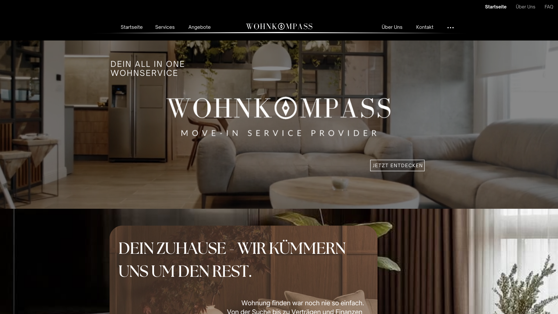 website screenshot of https://wohnkompass-berlin.com/