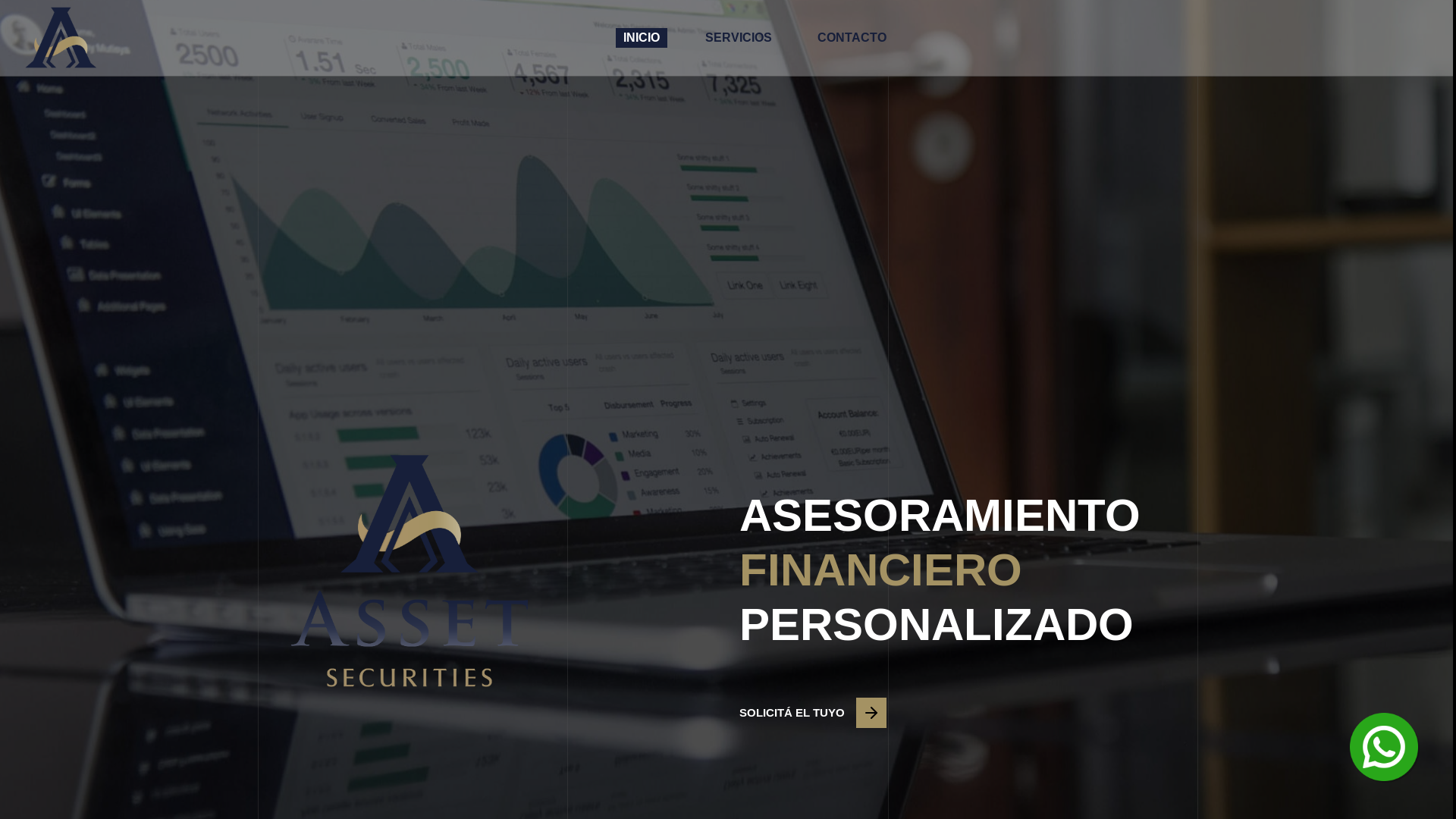 website screenshot of https://assetsecurities.com.ar/