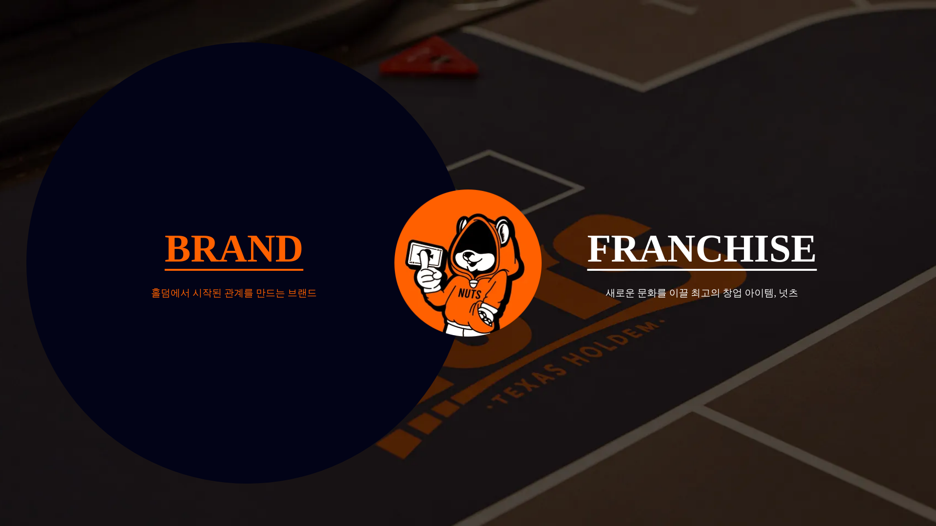 website screenshot of https://nutsholdem.co.kr