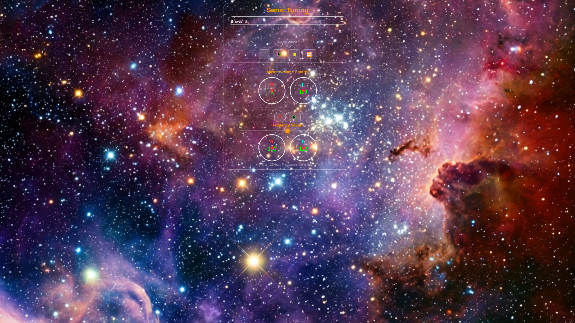 website screenshot of https://sonic-tuner.pages.dev/