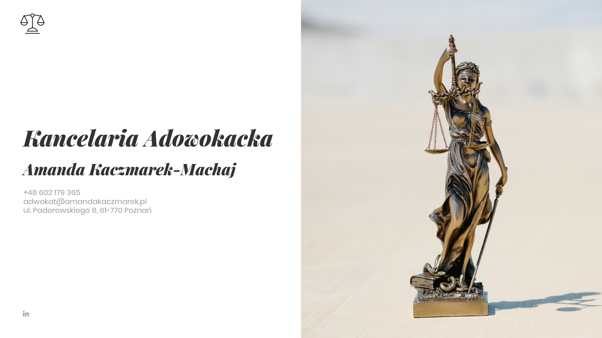 website screenshot of https://lukaszmachaj.pl/