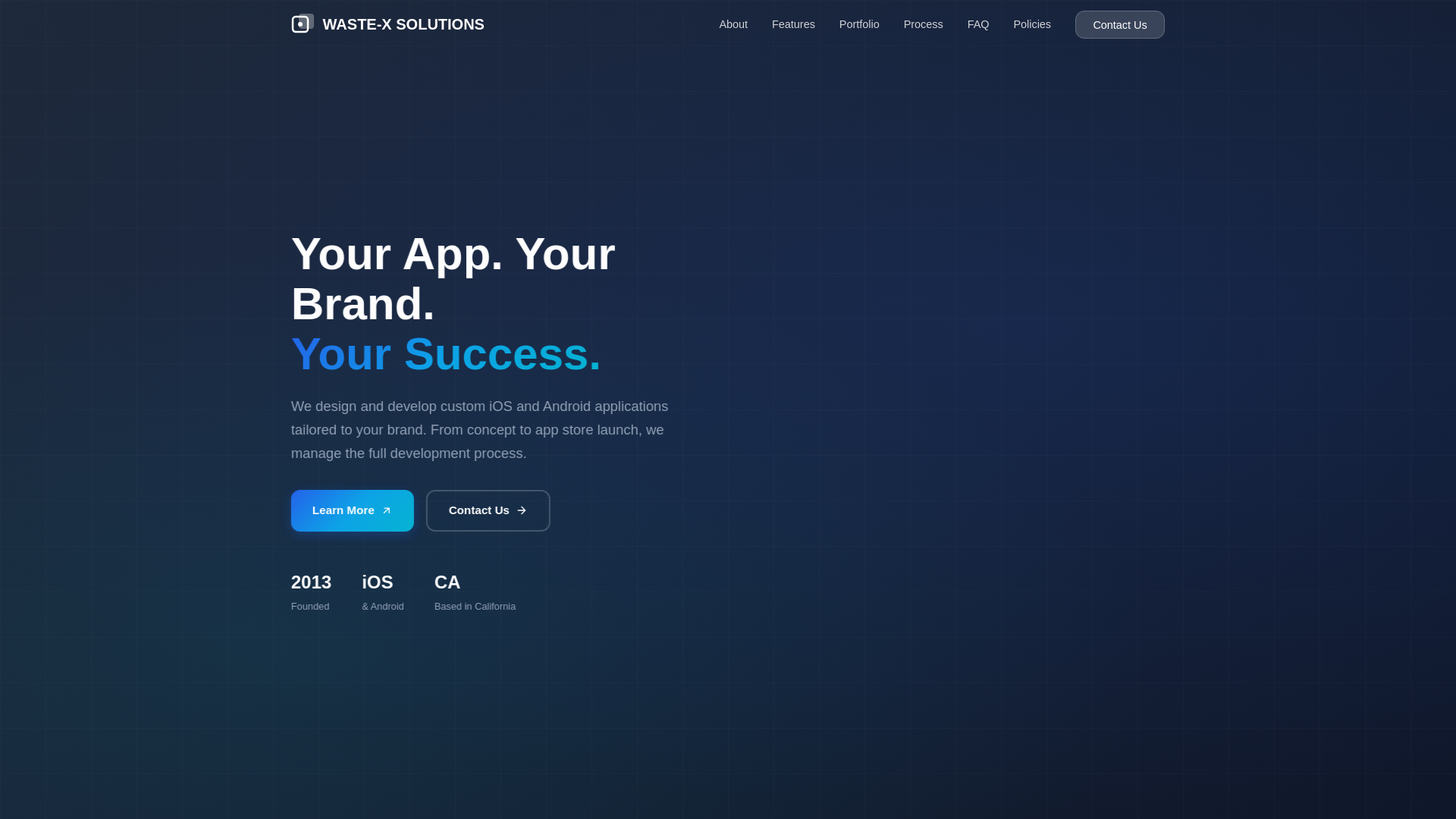 website screenshot of https://wastexsolutionshealth.com/