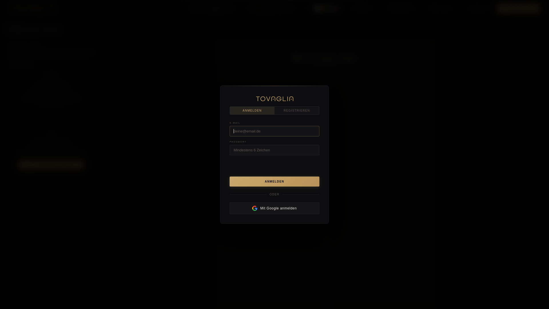 website screenshot of https://mytavola.io/