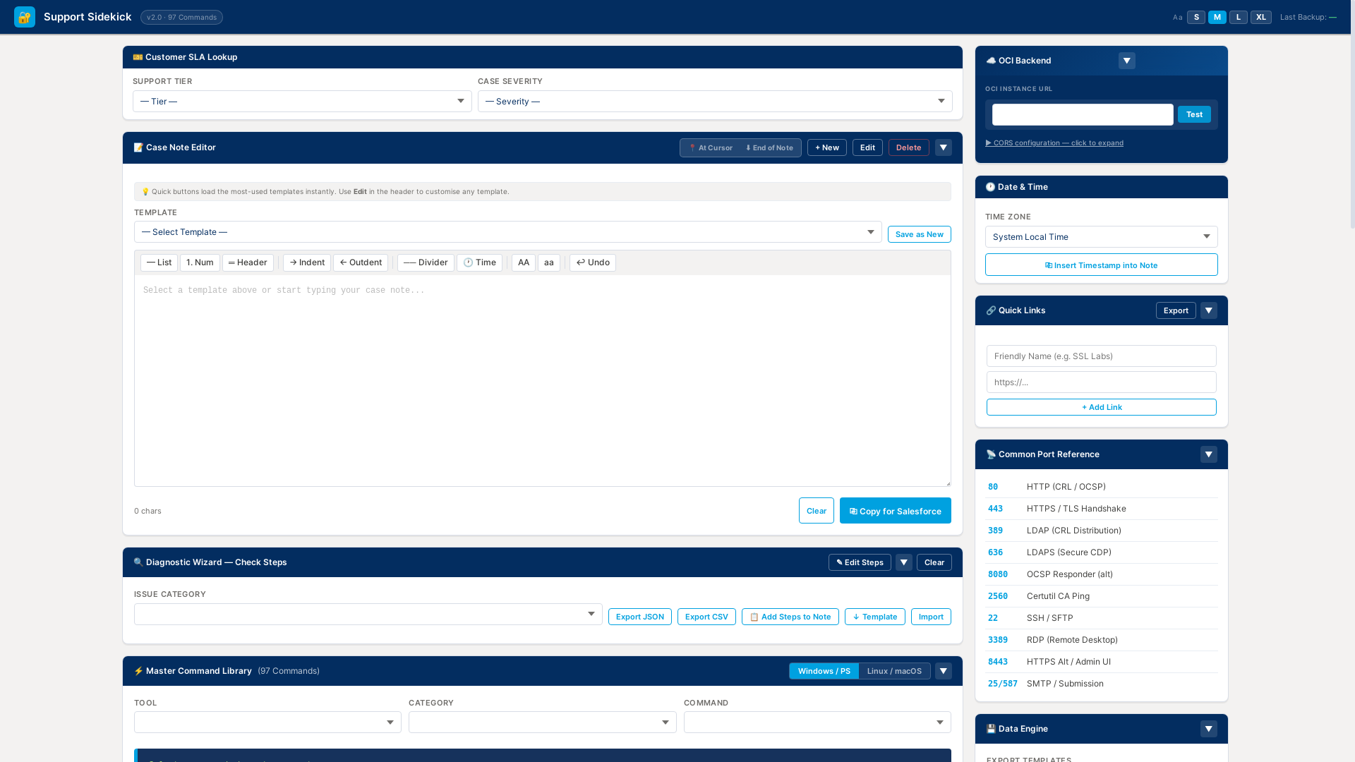 website screenshot of https://support-sidekick.pages.dev/