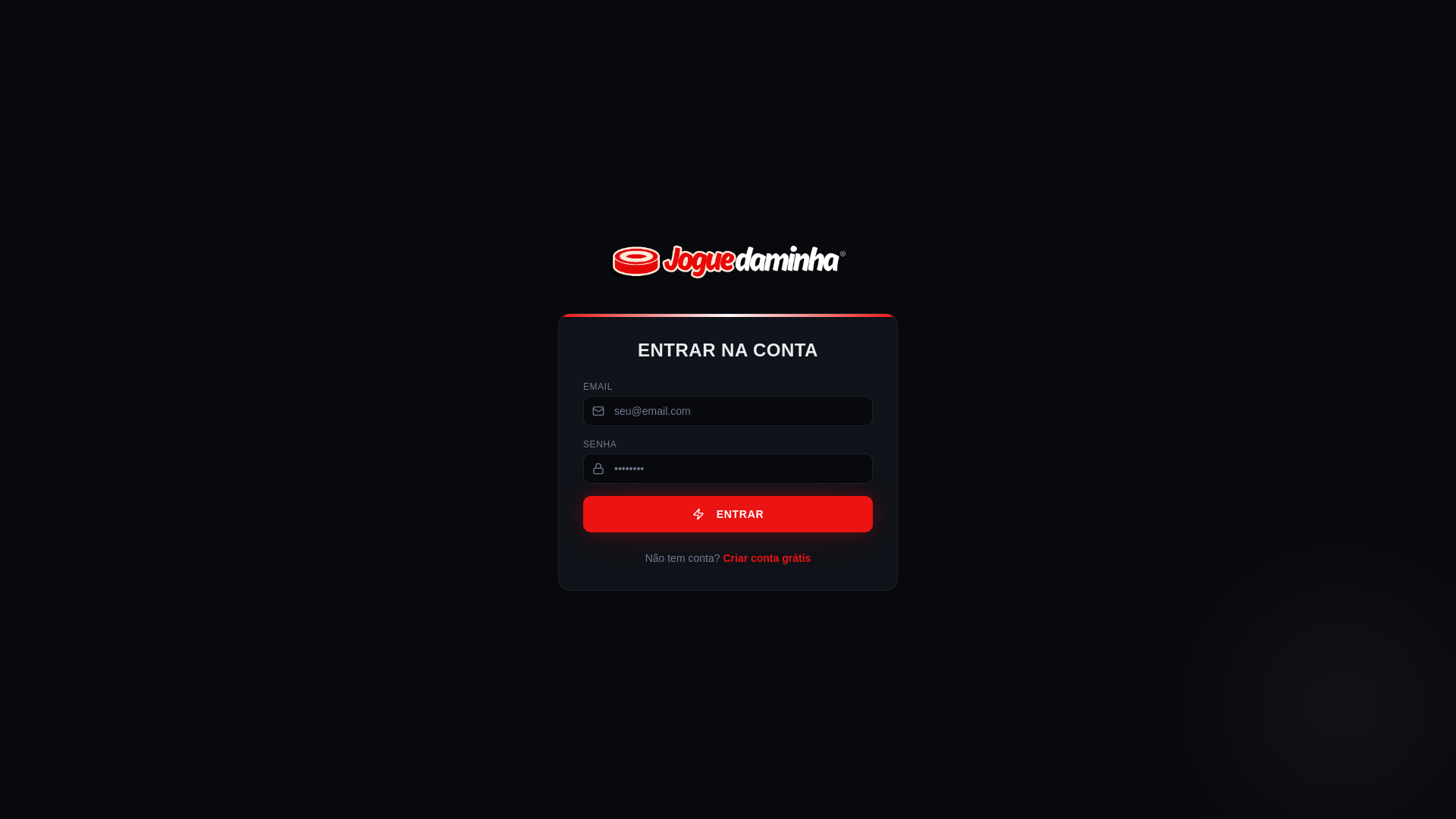 website screenshot of https://joguedaminha.com/