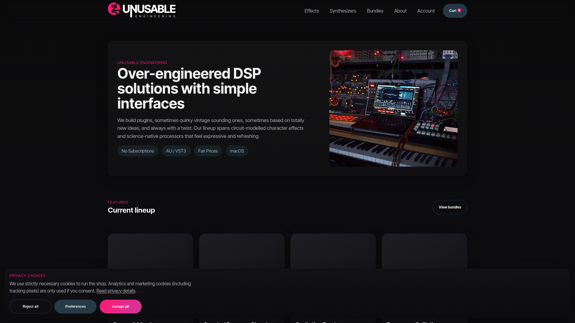 website screenshot of https://unusable-net-site.pages.dev/