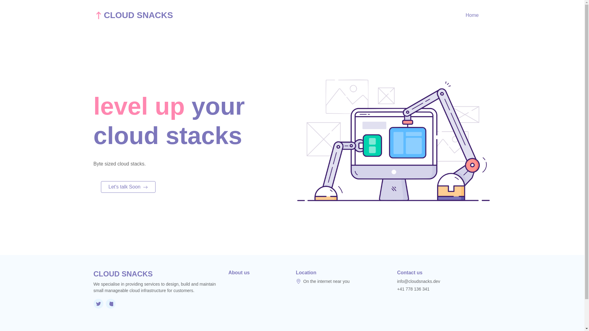 website screenshot of https://cloudsnacks.pages.dev/