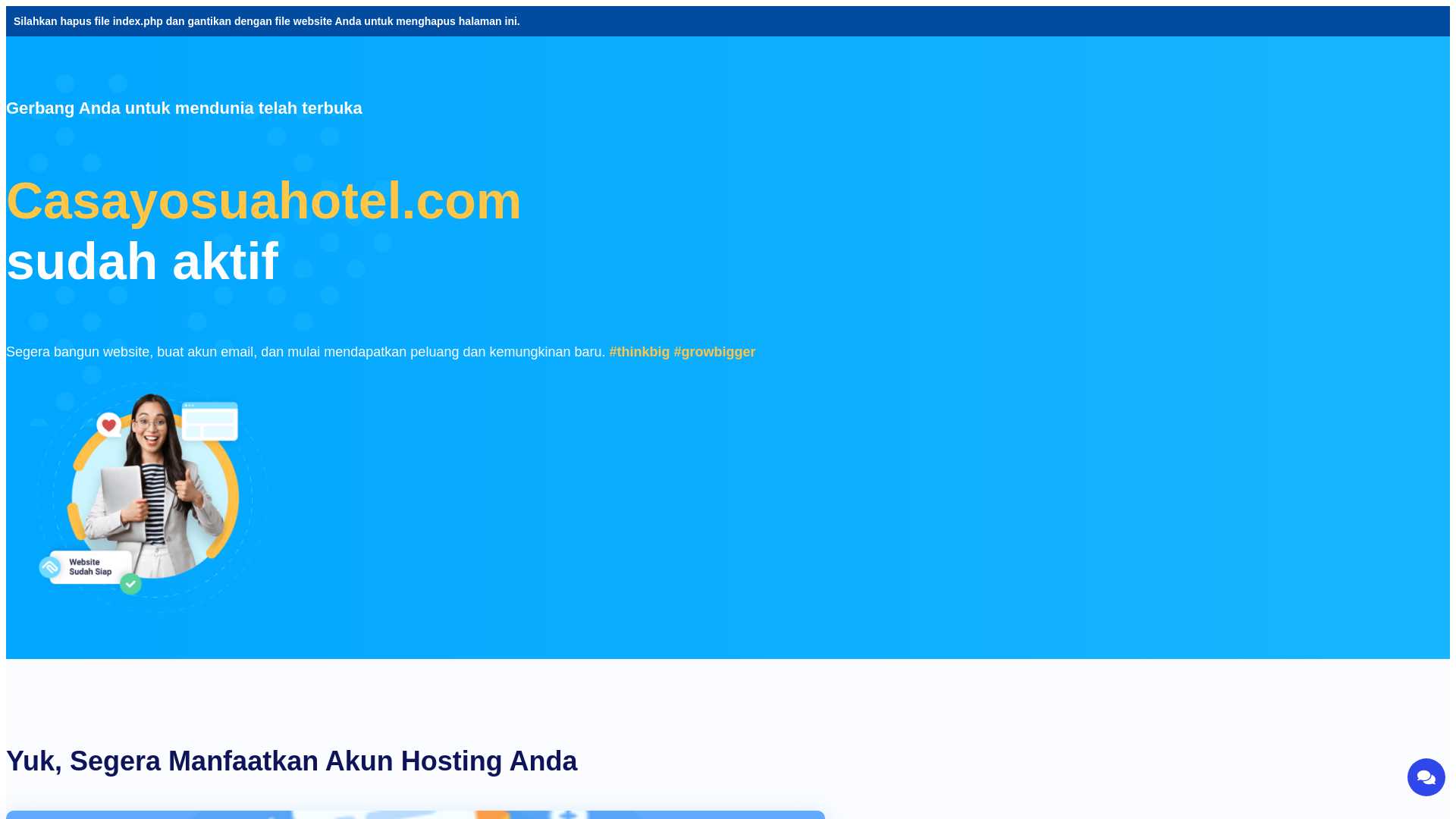 website screenshot of https://casayosuahotel.com/