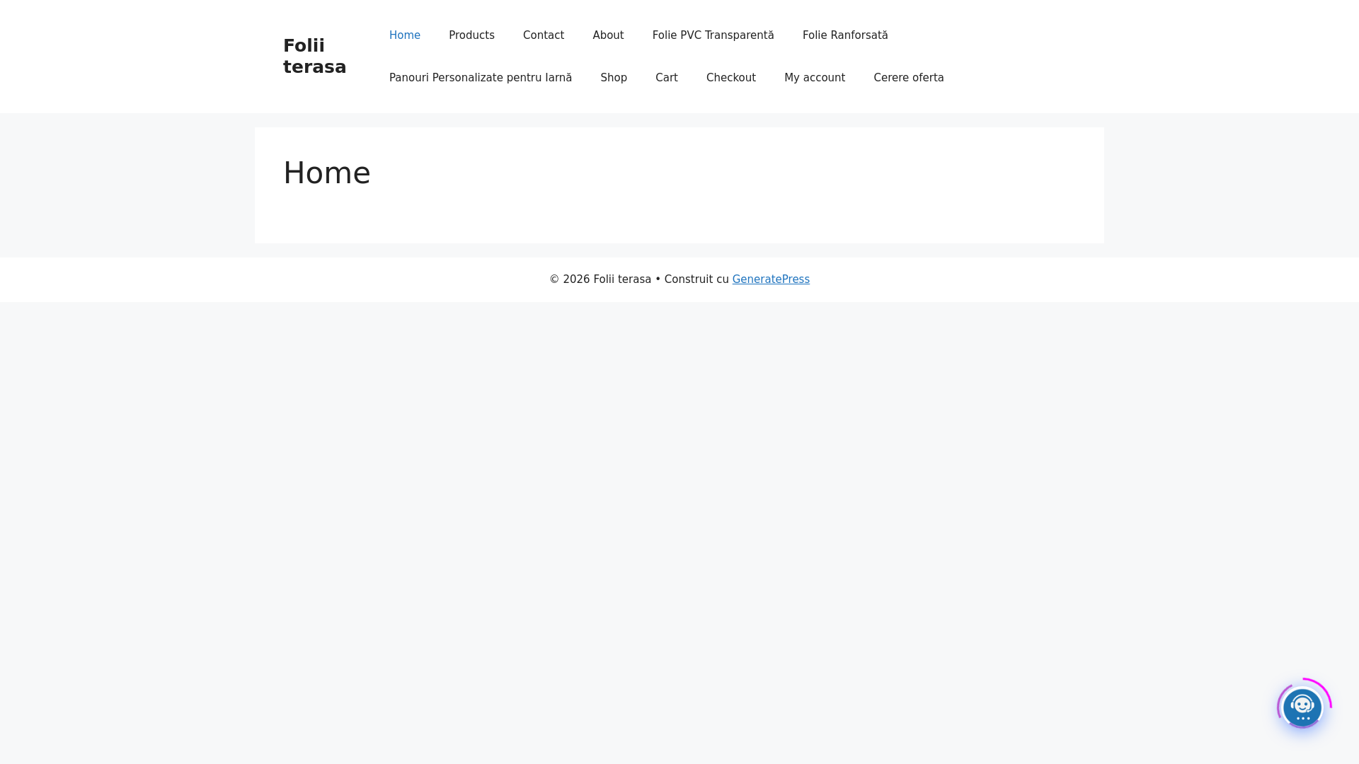 website screenshot of https://foliiterasa.ro