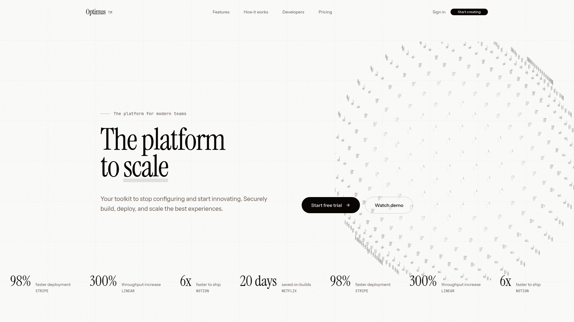 website screenshot of https://grainstack.app/