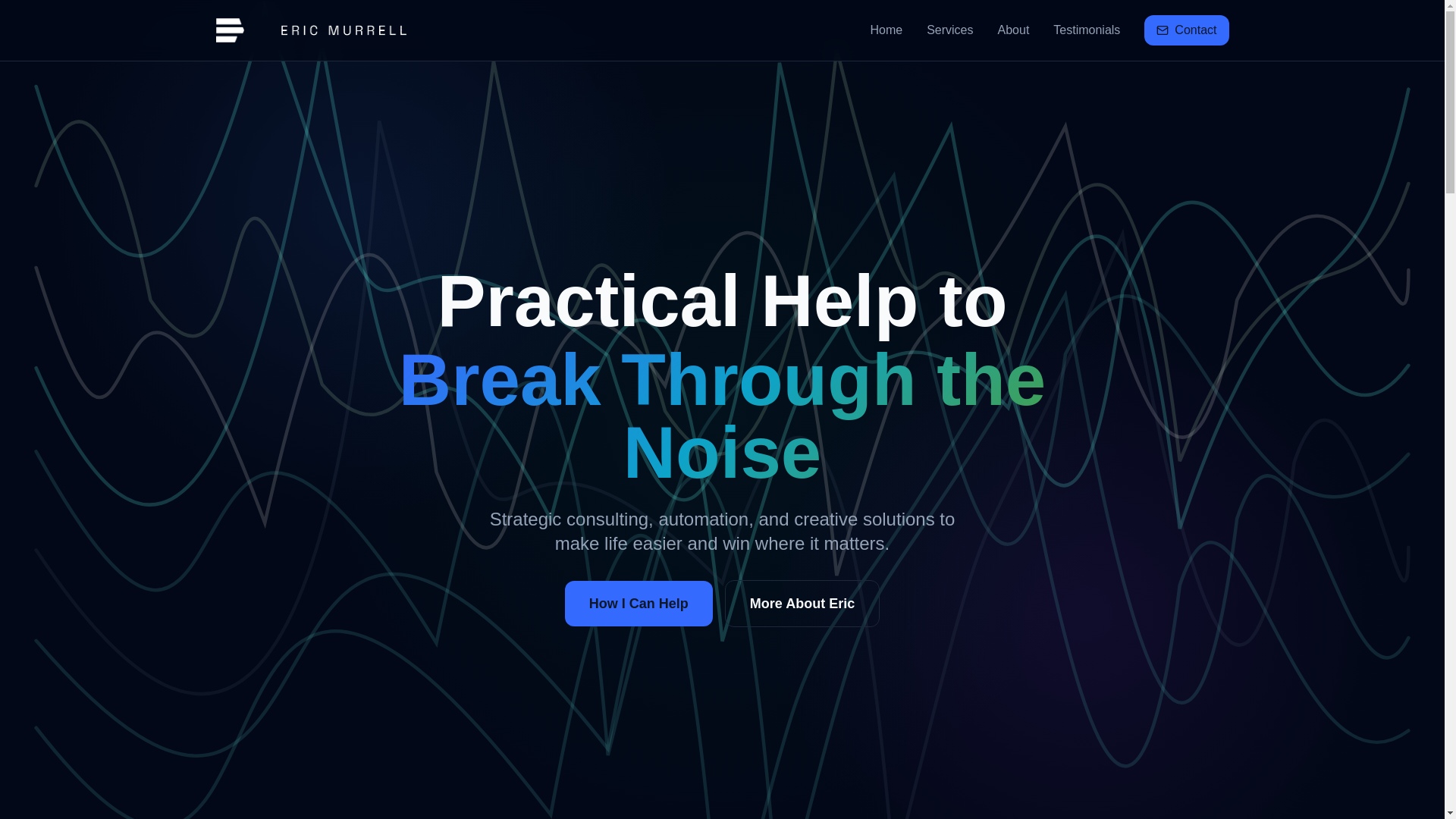 website screenshot of https://uncommonintelligence.ai/