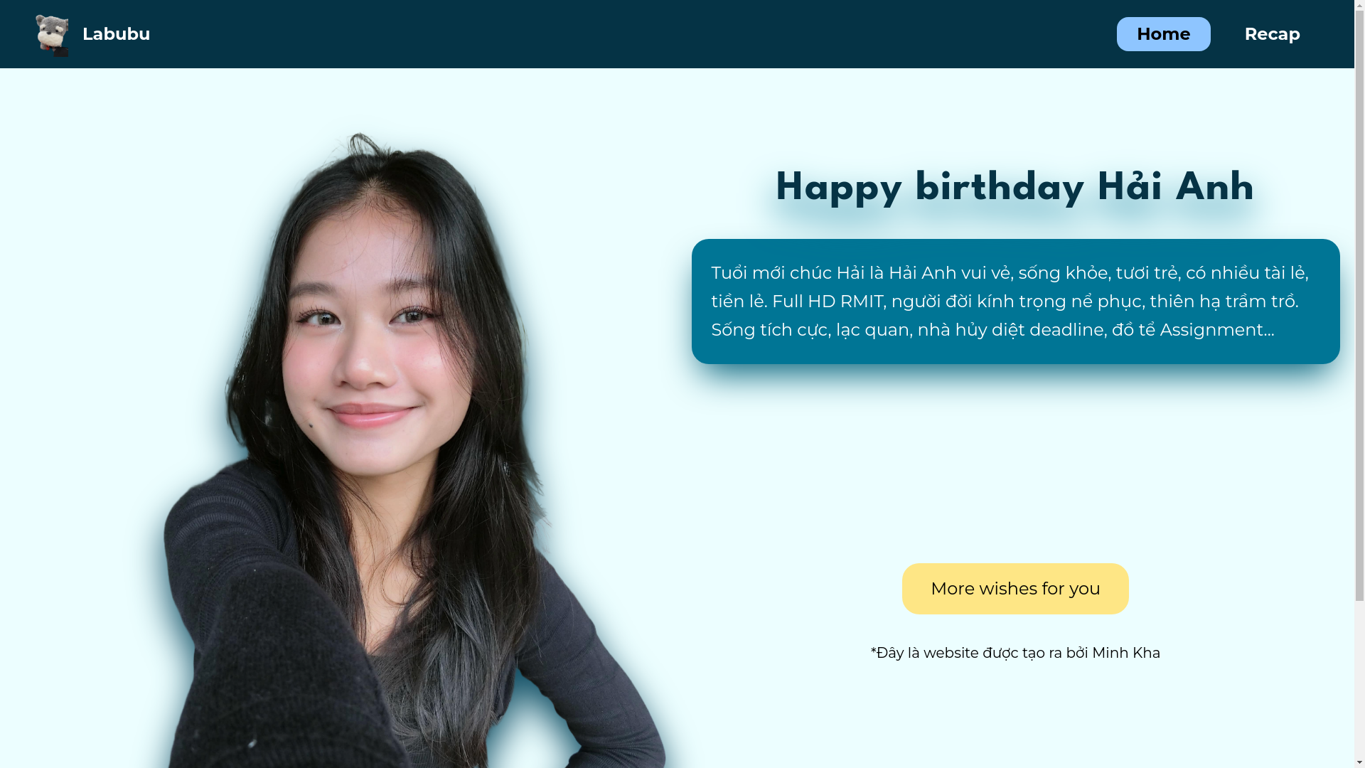 website screenshot of https://haianh2107.com/