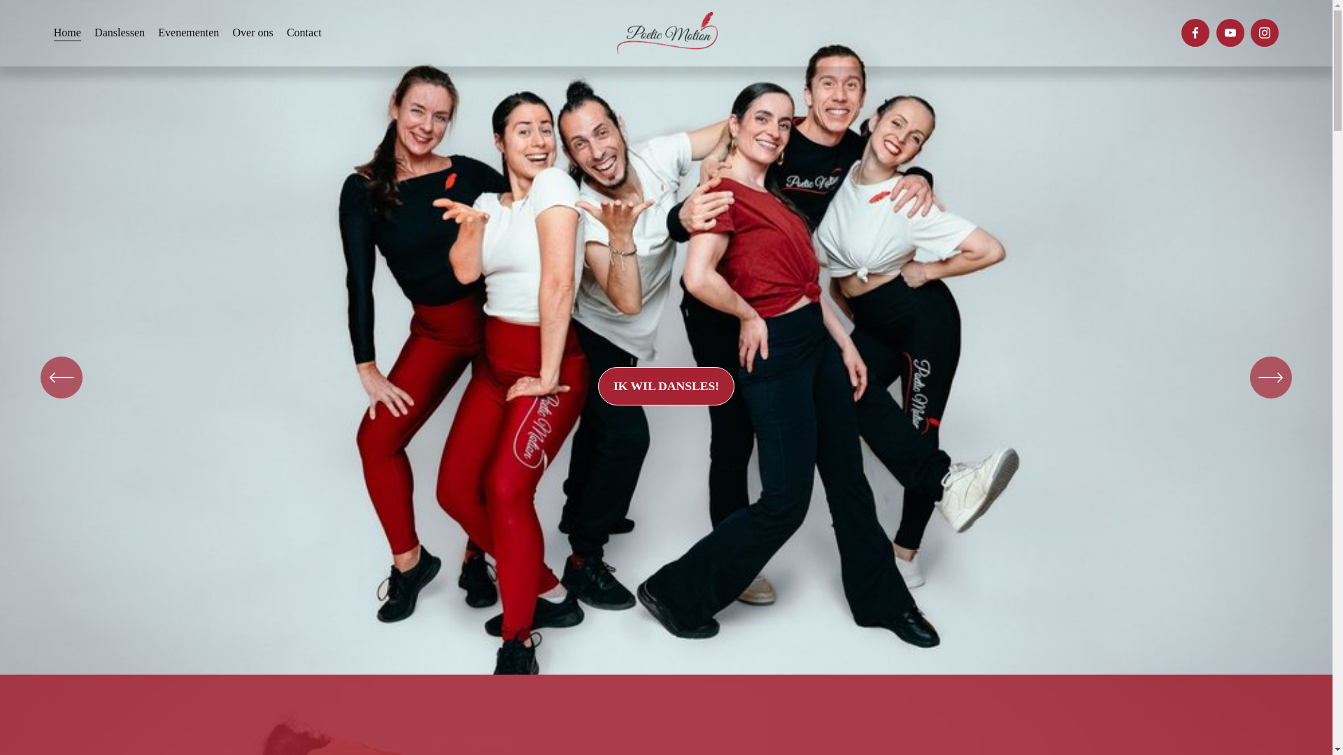 website screenshot of https://kizombarotterdam.nl/