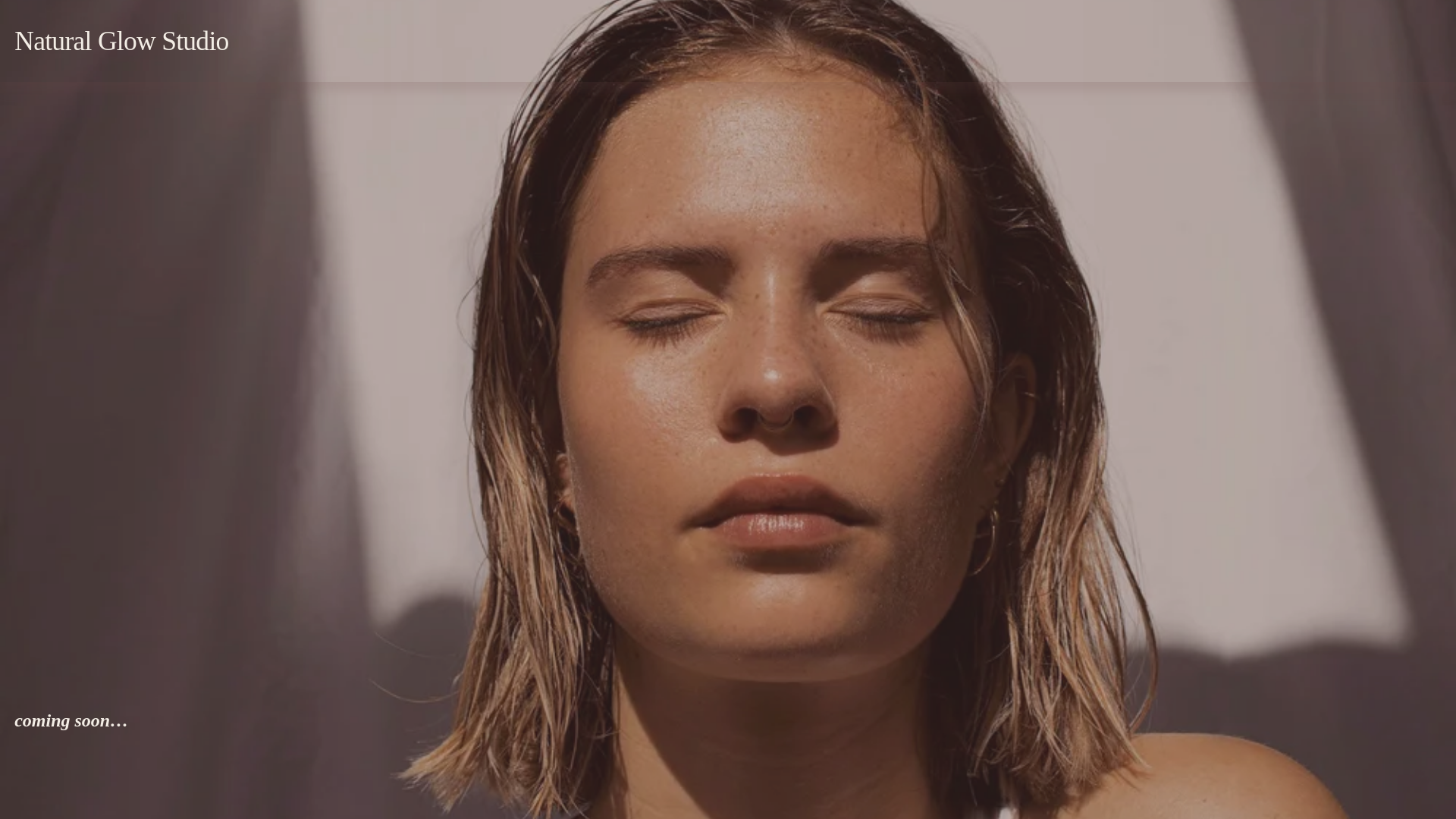 website screenshot of https://naturalglowstudio.de/