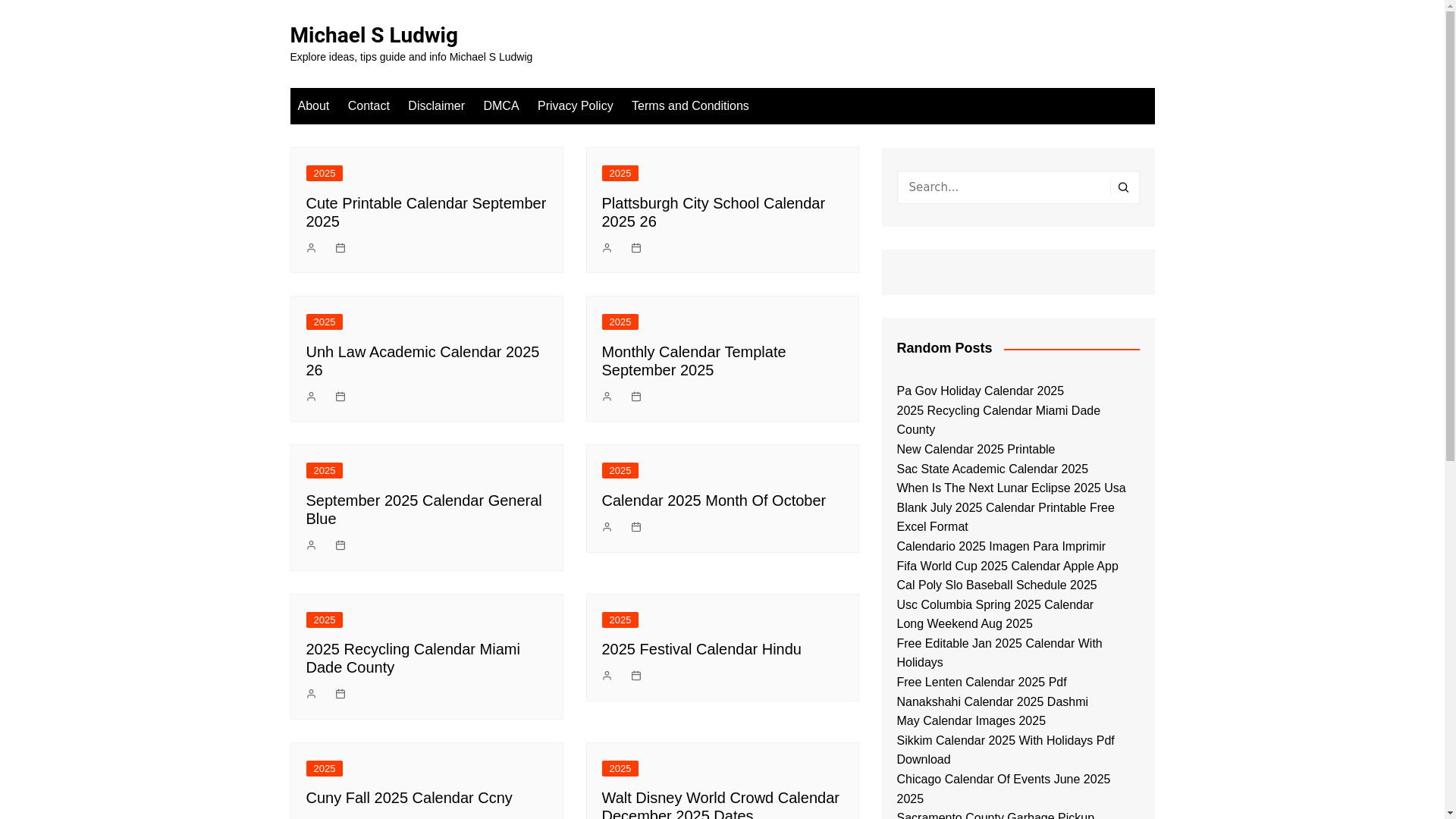 website screenshot of https://michaelsludwigr.pages.dev/