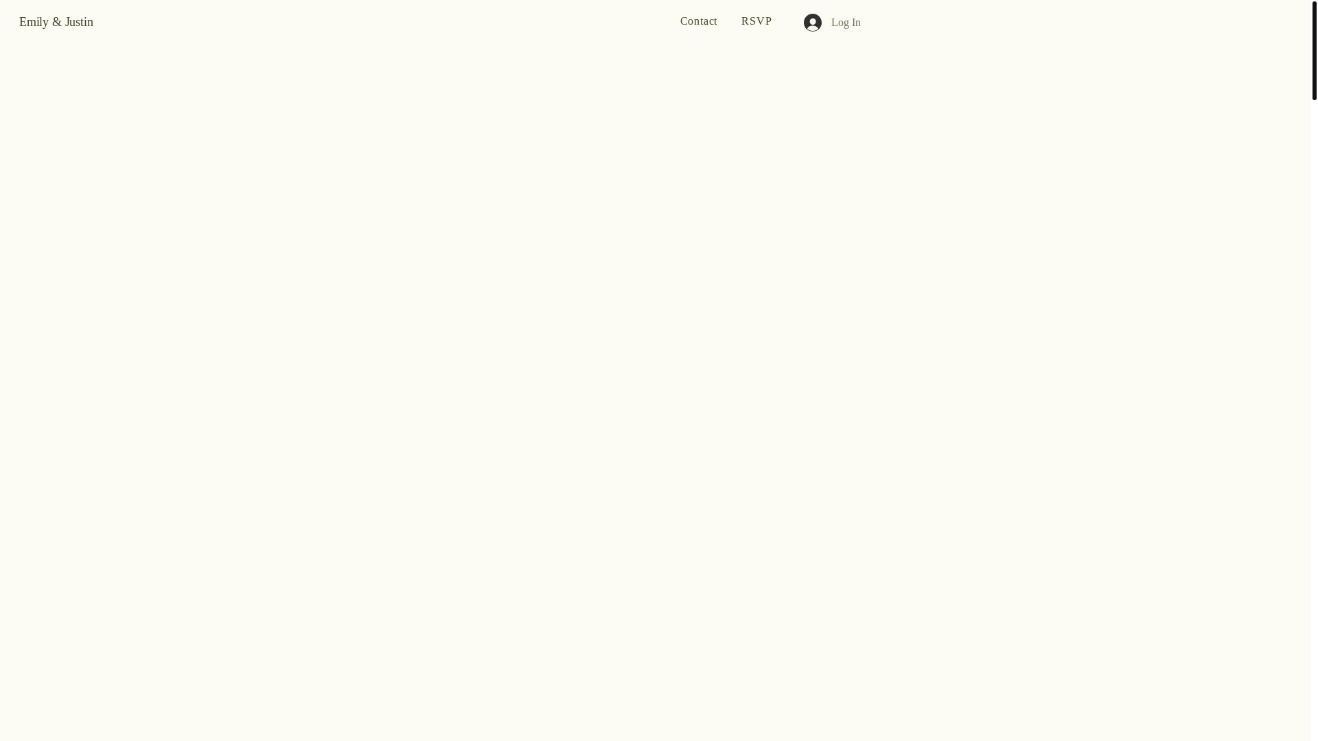 website screenshot of https://emilyandjustin.info/