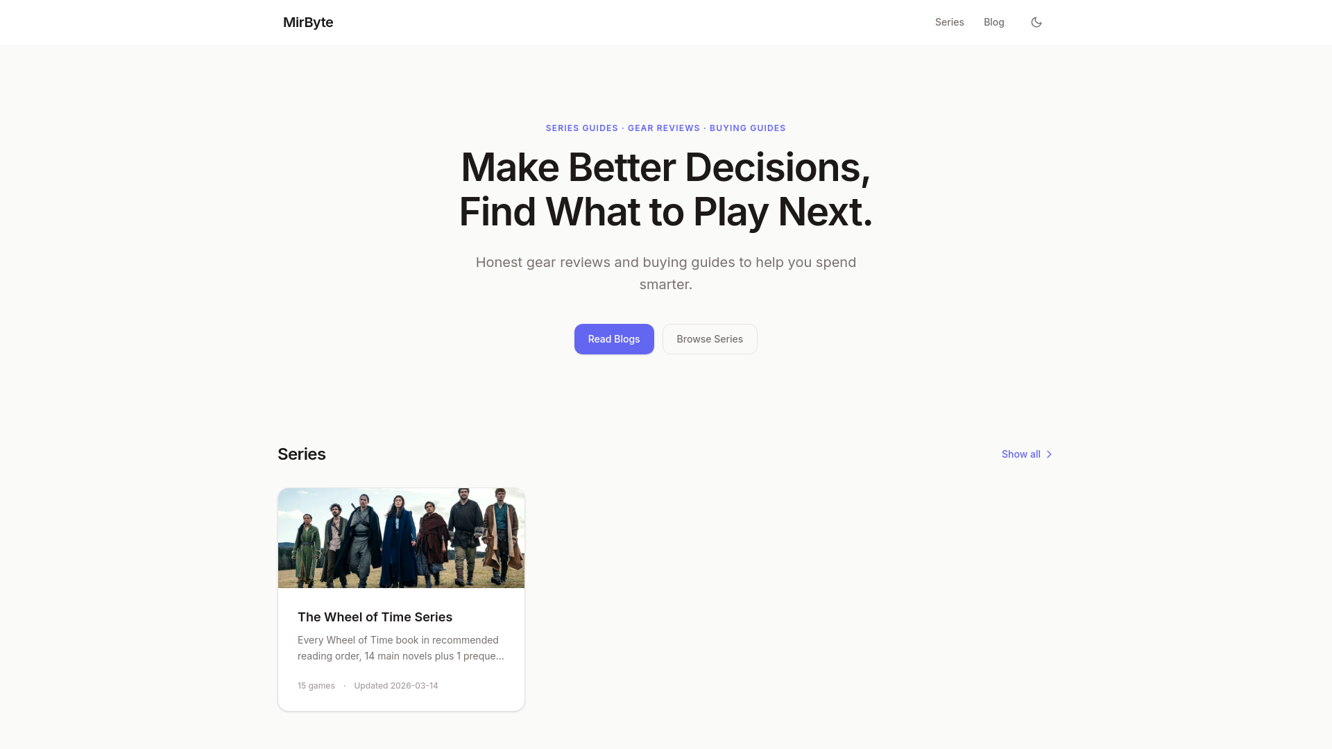 website screenshot of https://mirbyte.com/