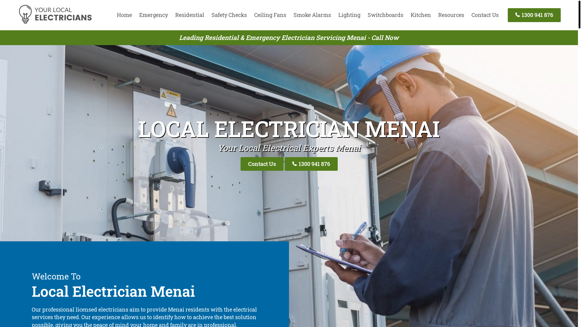 website screenshot of https://menaielectrician-com-au.pages.dev/