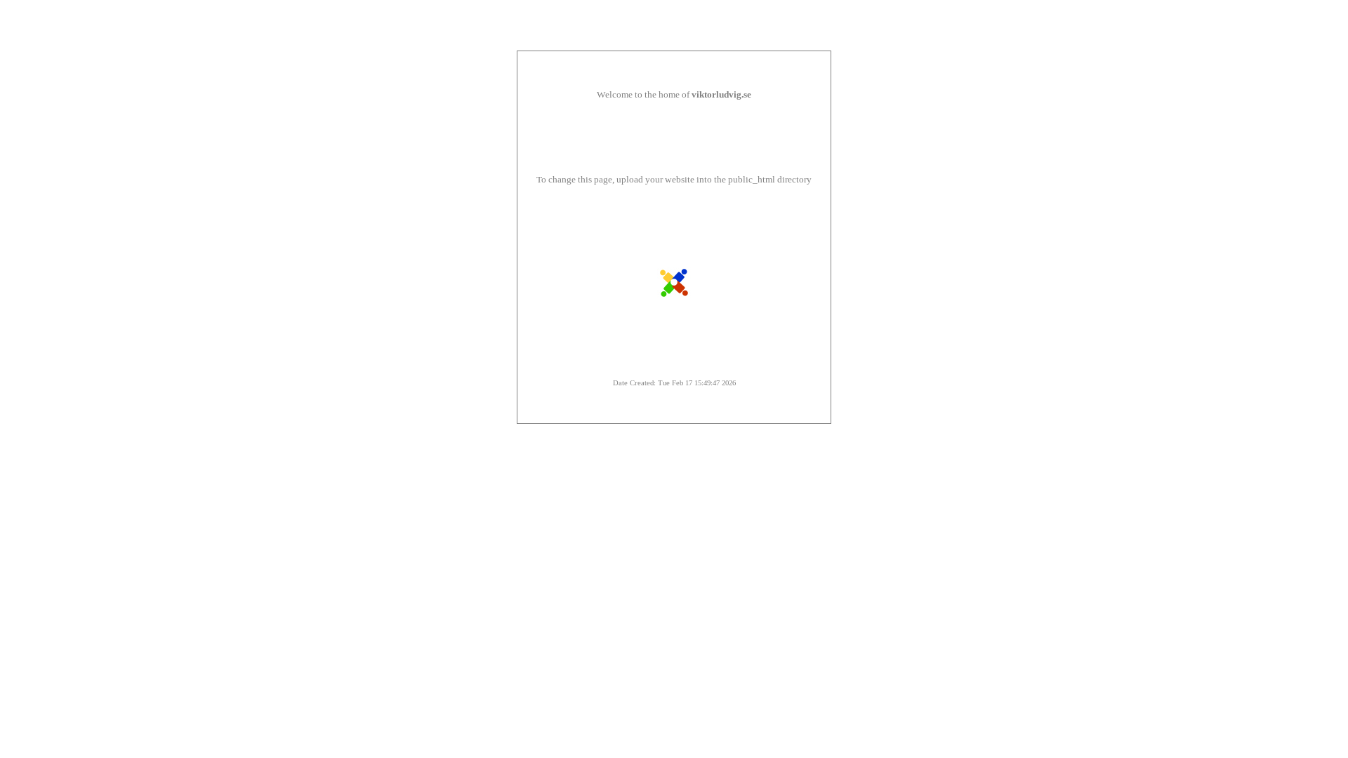 website screenshot of https://viktorludvig.se/