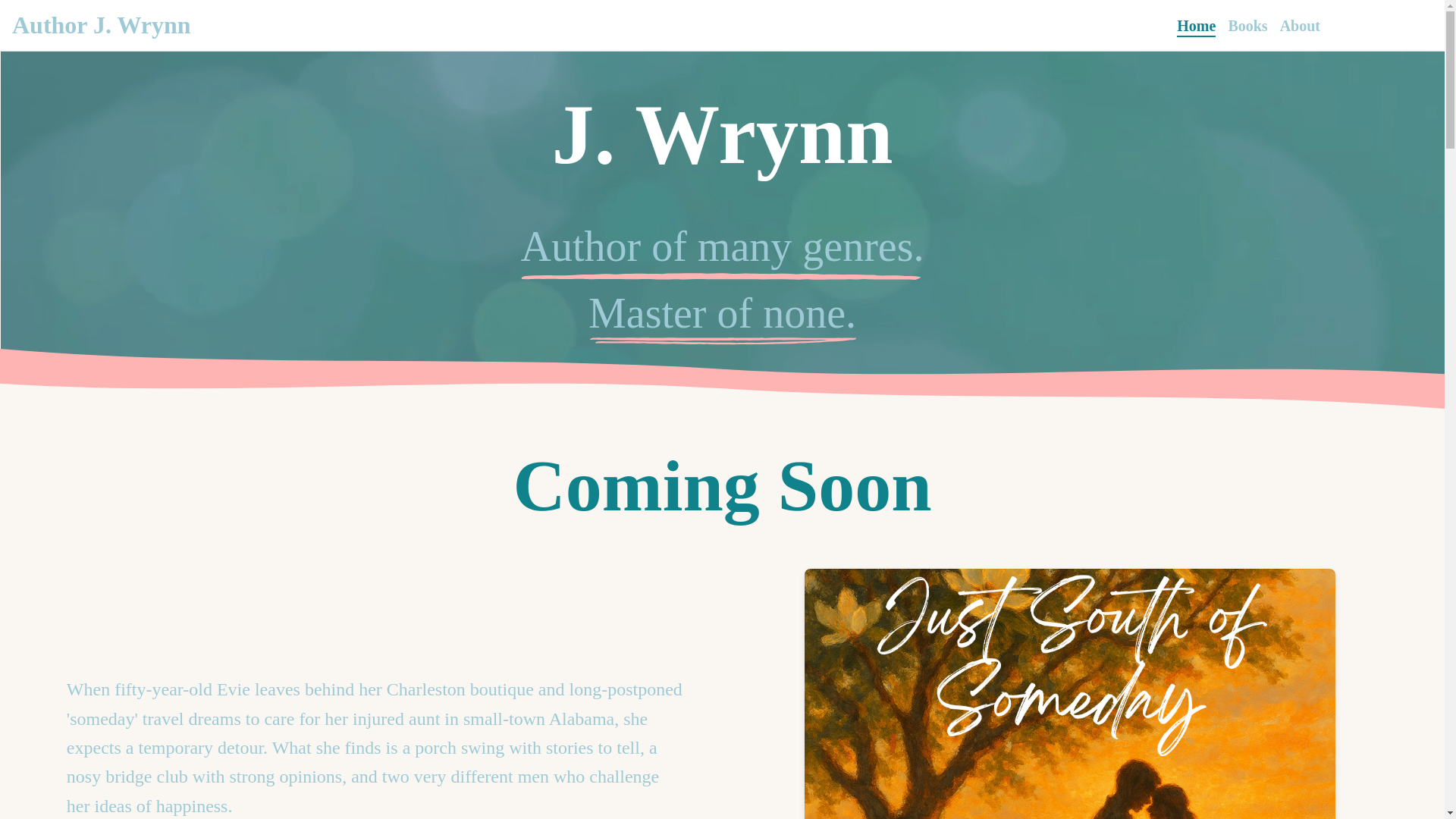 website screenshot of https://jwrynnbooks.com/