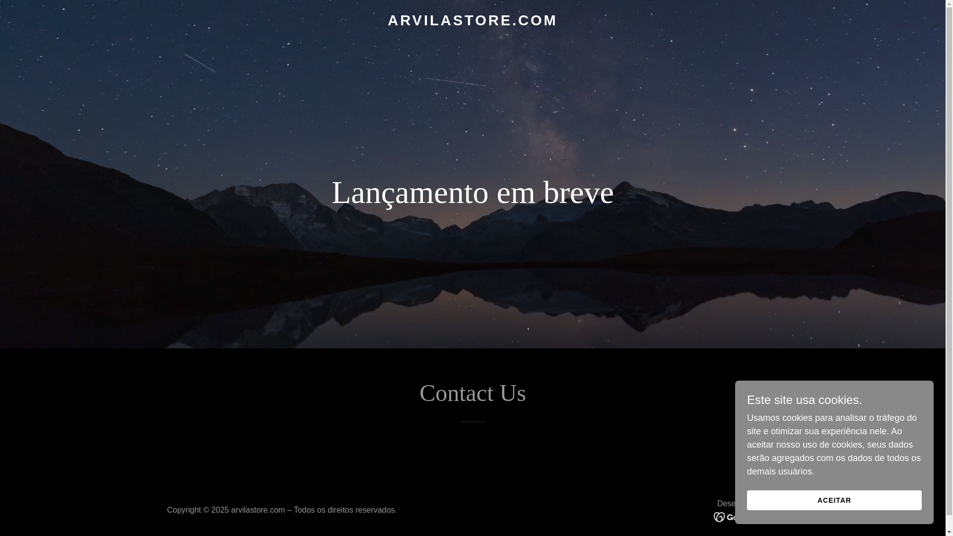 website screenshot of https://arvilastore.com/