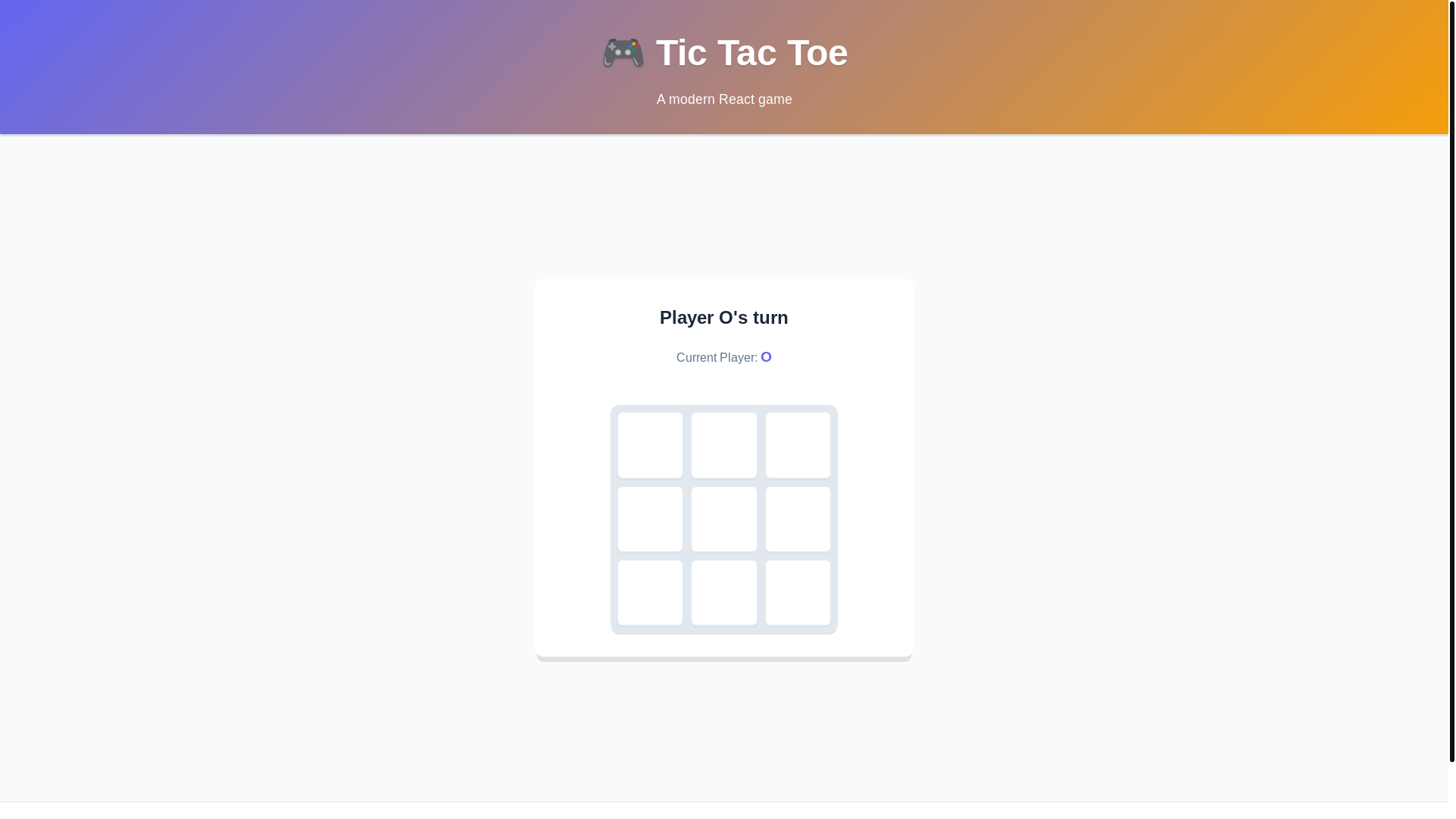 website screenshot of https://tictactoe-b6d.pages.dev/