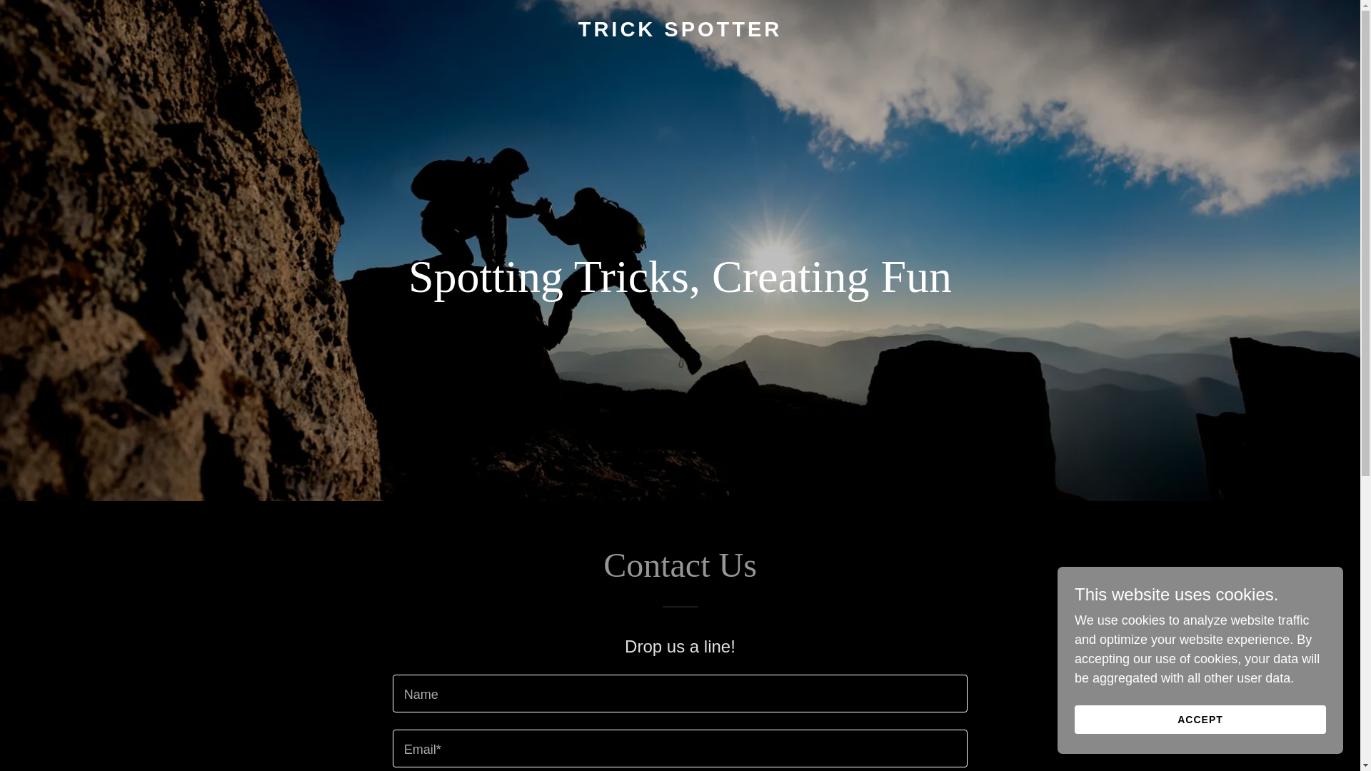 website screenshot of https://trickspotter.com/