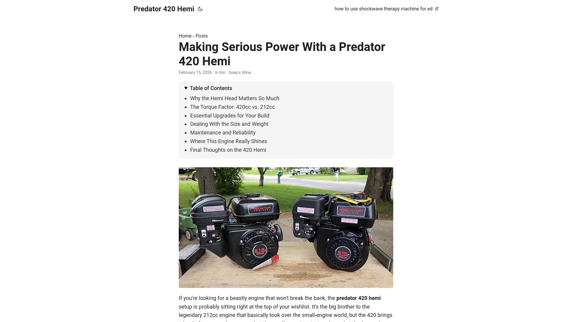 website screenshot of https://predator-420-hemi.pages.dev/