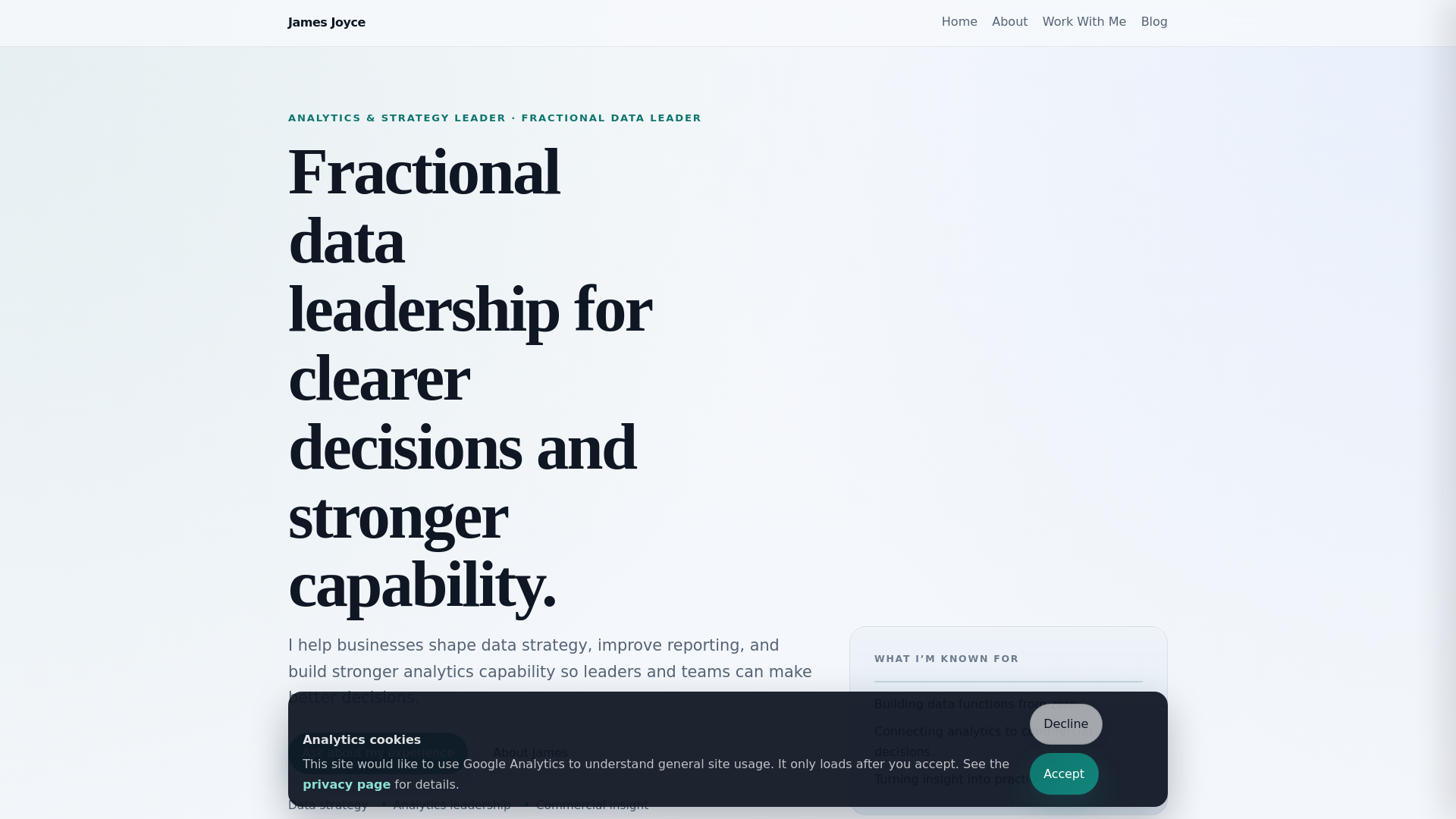 website screenshot of https://james-joyce-au-resume.work/
