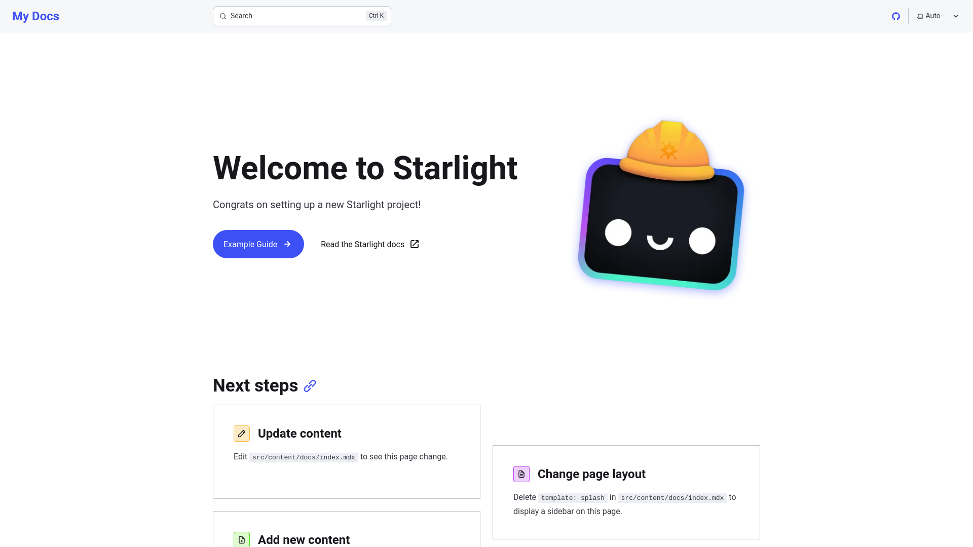 website screenshot of https://starlight-test-project.pages.dev/